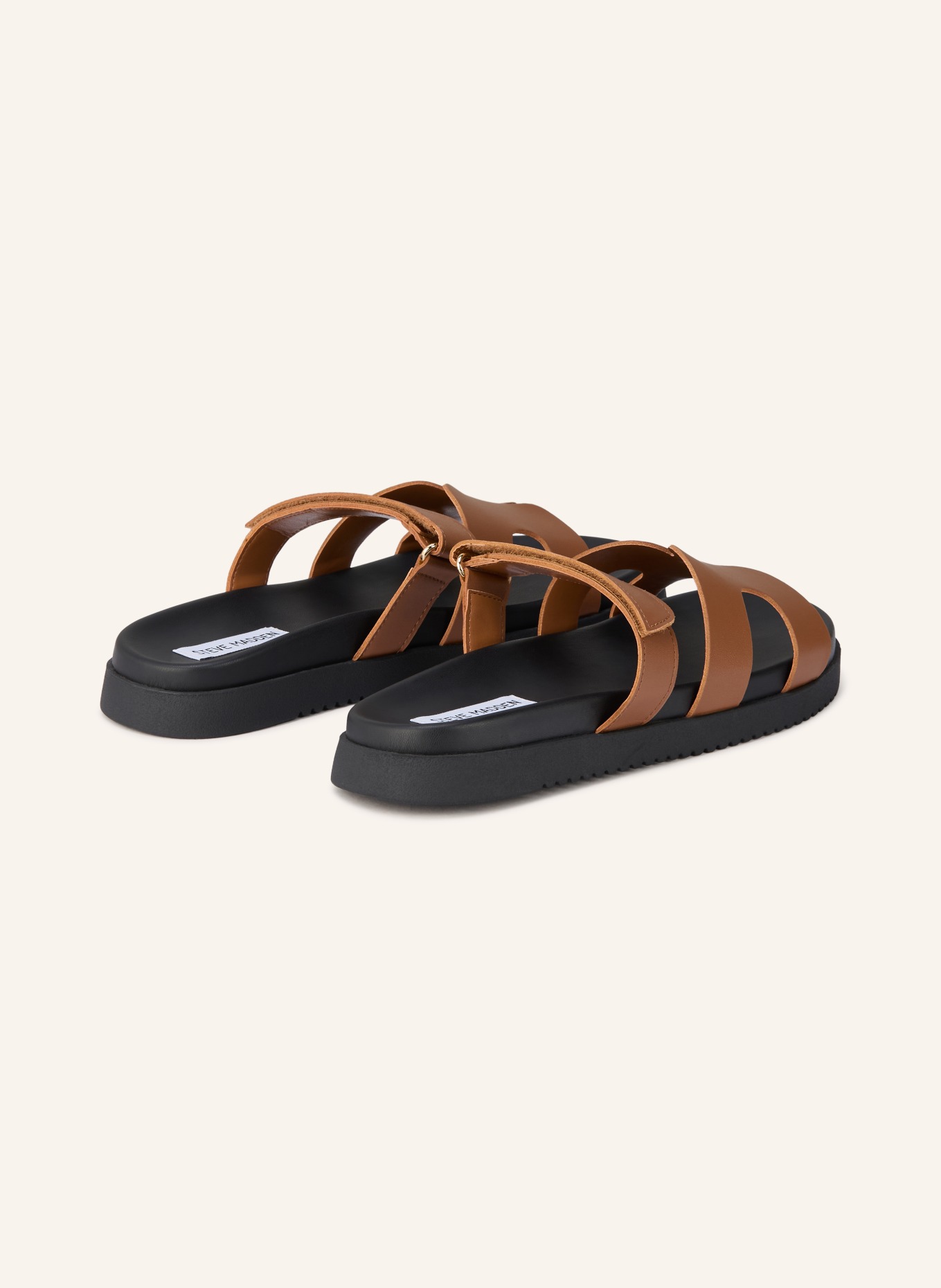 STEVE MADDEN MISSILE mules: BROWN / BLACK