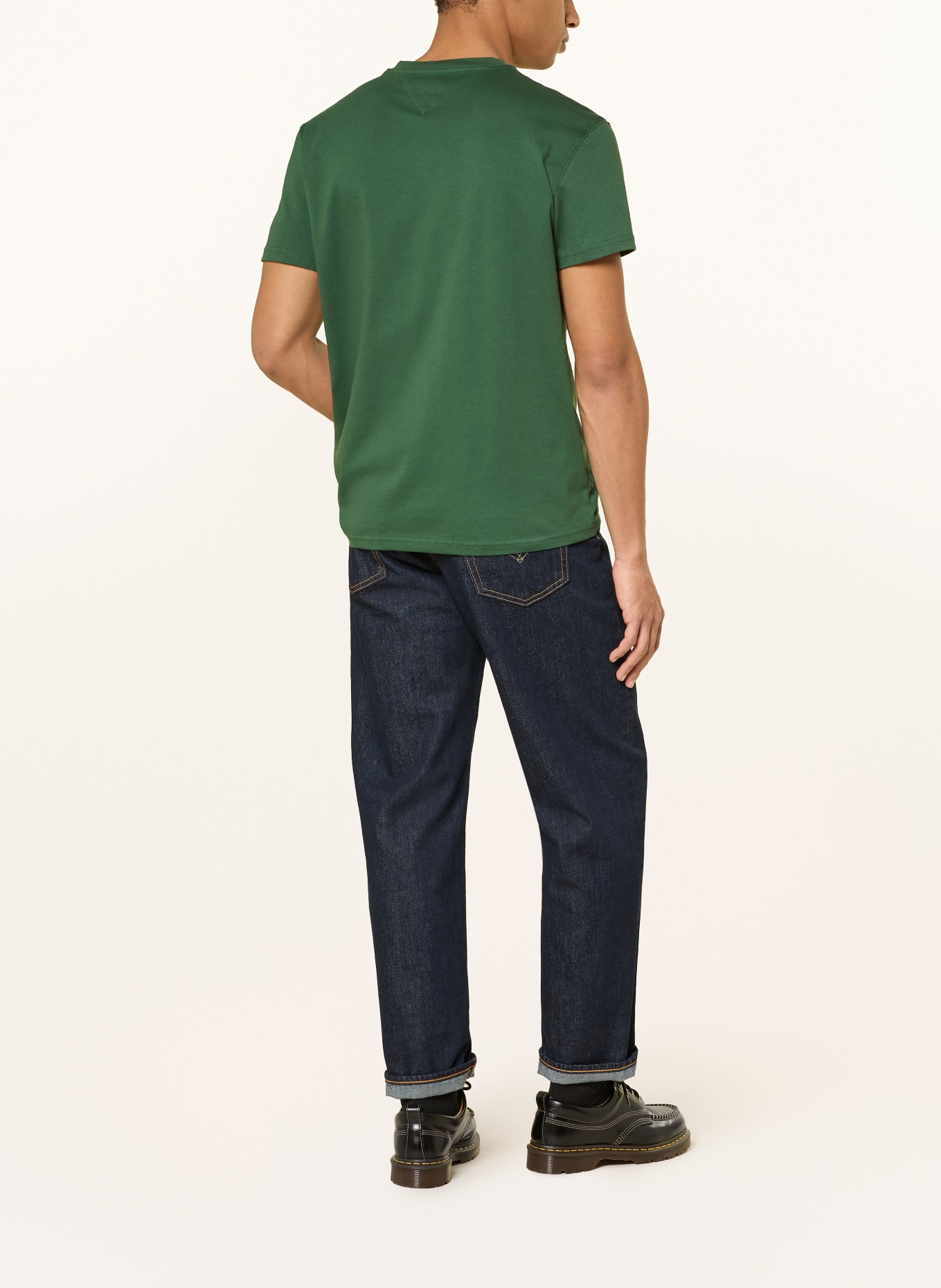 TOMMY JEANS T-Shirt: DUNKELGRÜN