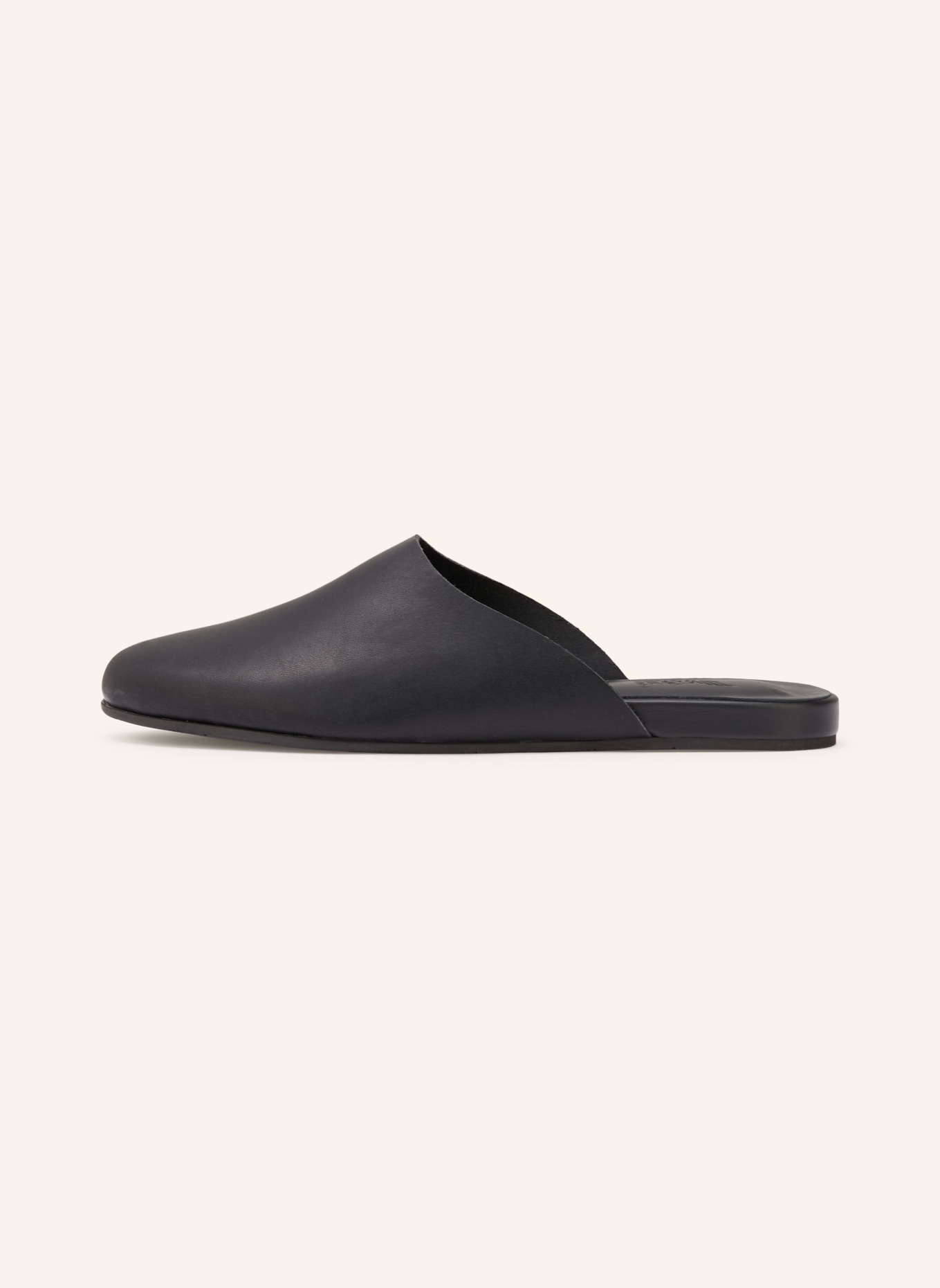 ANCIENT GREEK SANDALS Mules THE SLIPPER: SCHWARZ