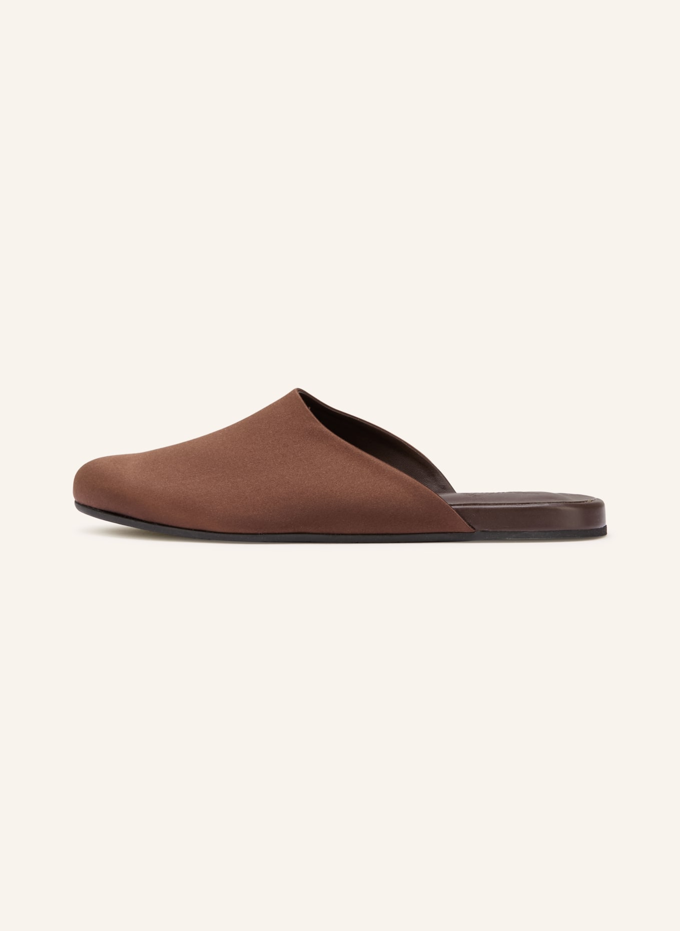 ANCIENT GREEK SANDALS Mules THE SLIPPER: DUNKELBRAUN