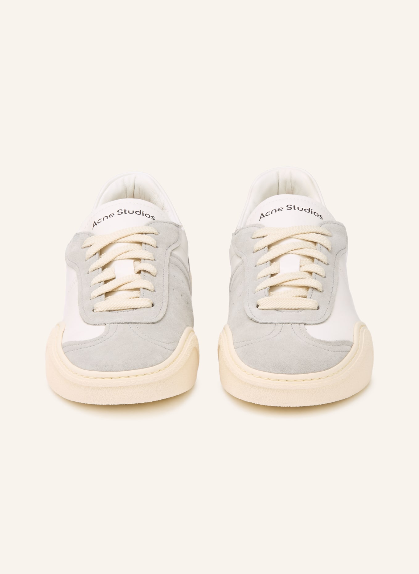 Acne Studios Sneaker: CREME / GRAU