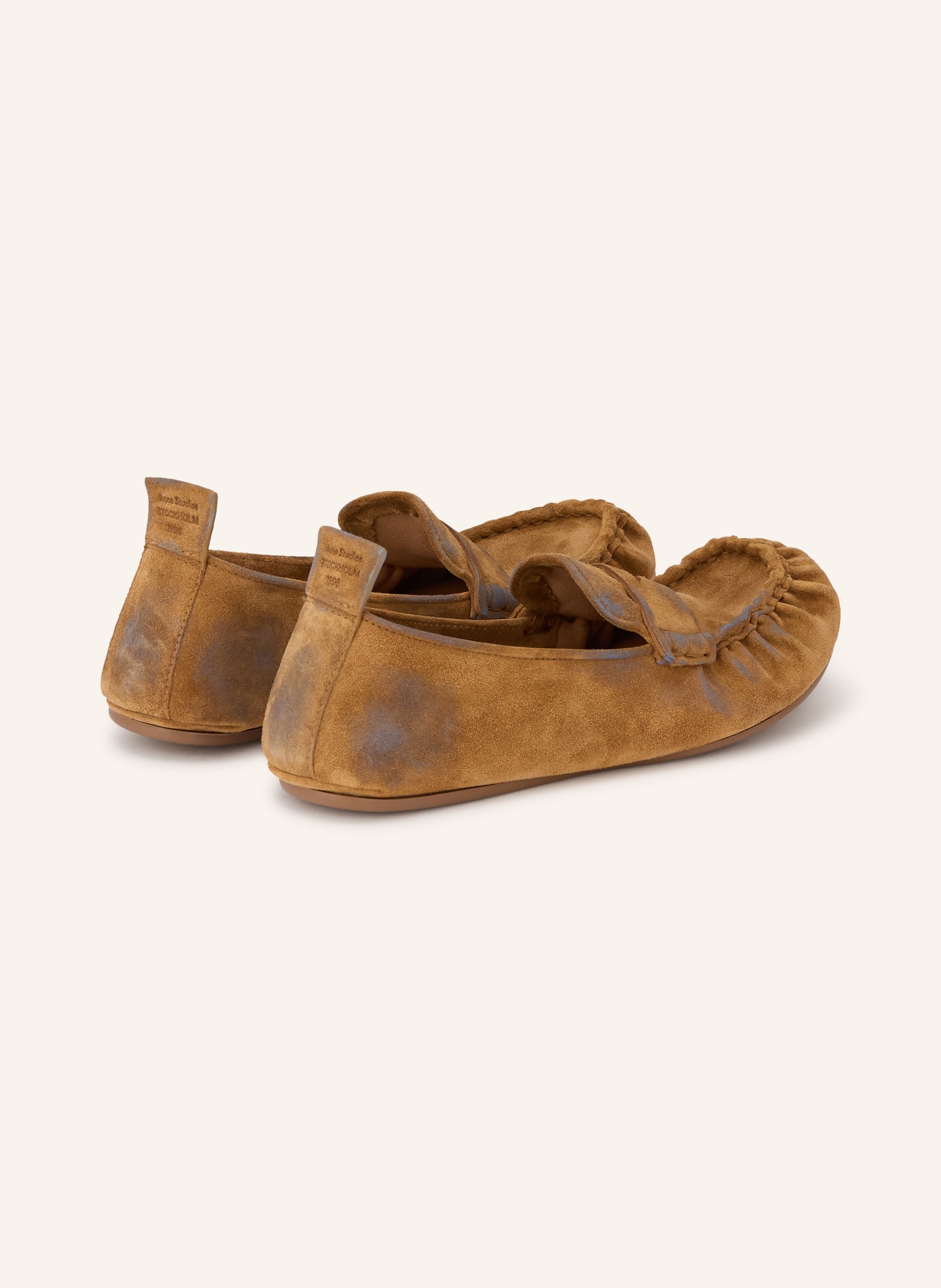 Acne Studios Penny-Loafer: COGNAC / TAUPE