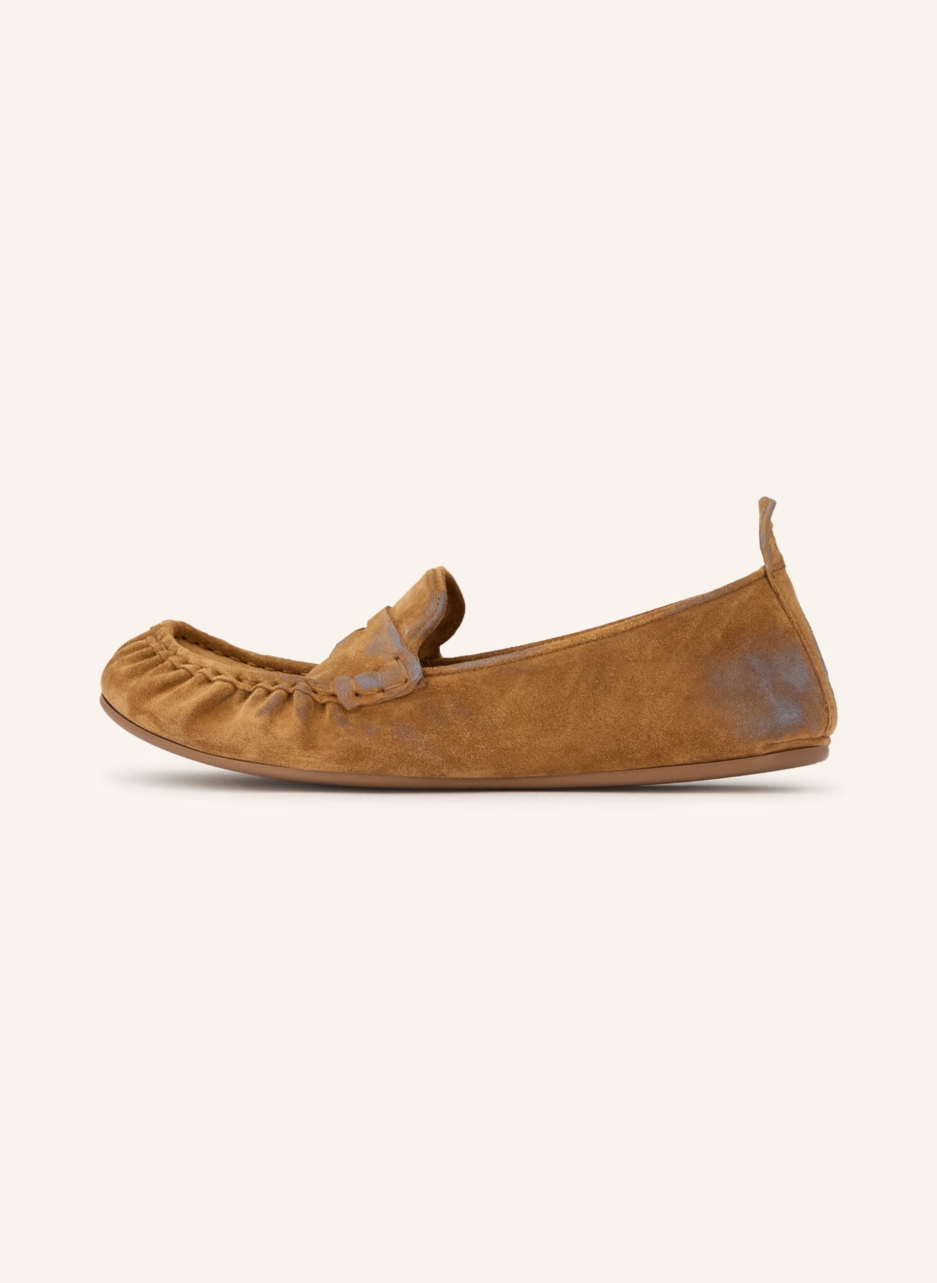 Acne Studios Penny-Loafer: COGNAC / TAUPE