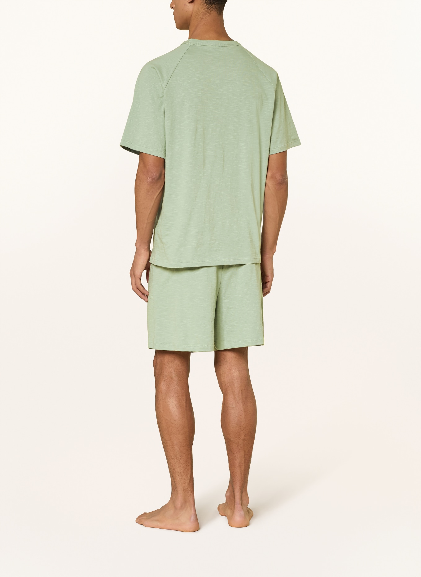 TOMMY HILFIGER sleep shorts: LIGHT GREEN