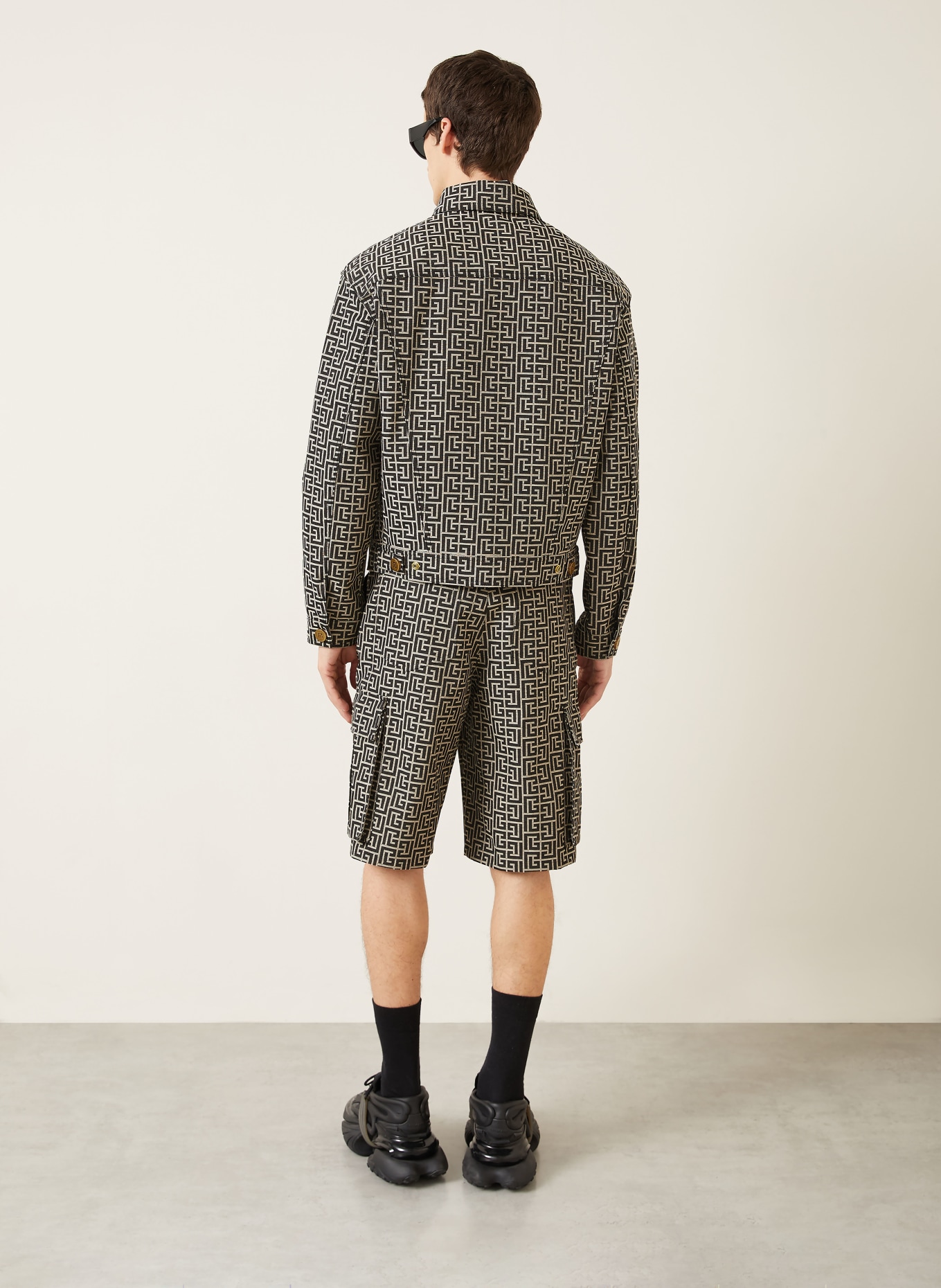 BALMAIN Survêtement: NOIR / BEIGE