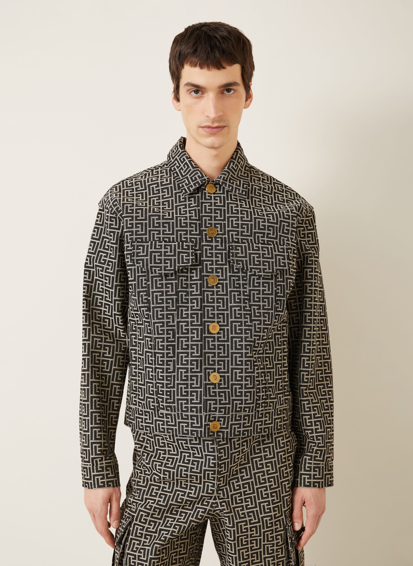 BALMAIN Survêtement: NOIR / BEIGE