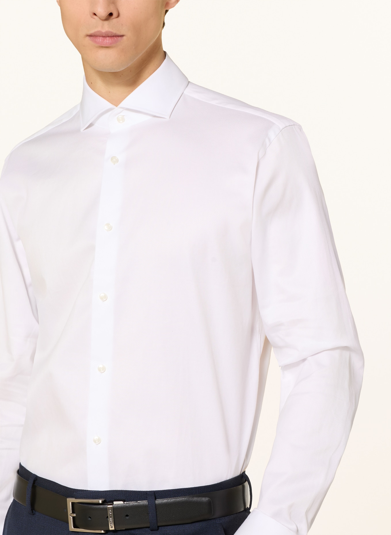 BOSS Hemd JOE Regular Fit: WEISS