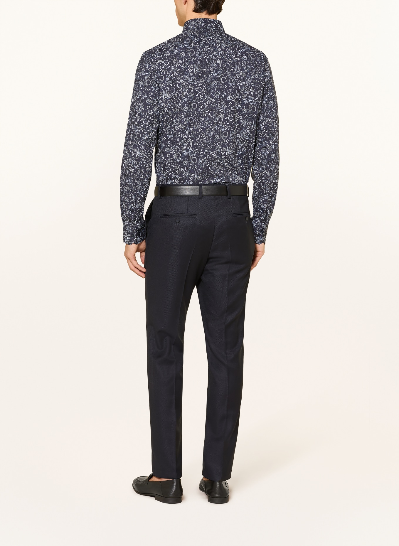 BOSS Hemd JOE Regular Fit: DUNKELBLAU / HELLGRAU