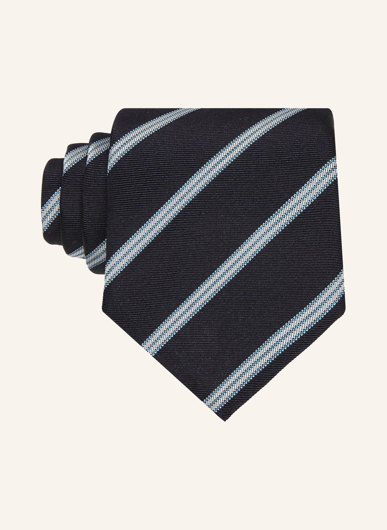BOSS necktie: DARK BLUE / LIGHT BLUE