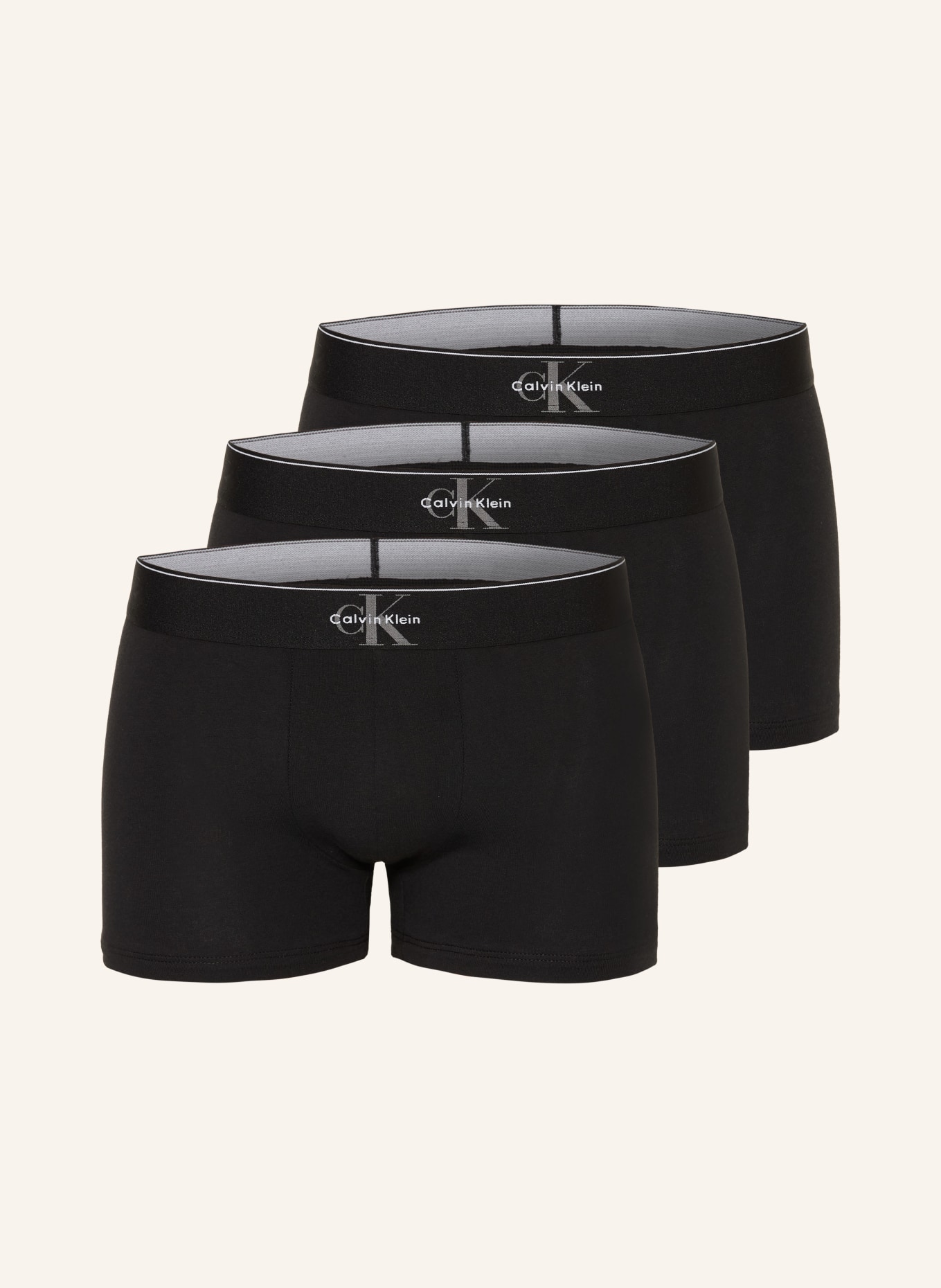 Calvin Klein 3er-Pack Boxershorts GRAPHIC MONOGRAM: SCHWARZ