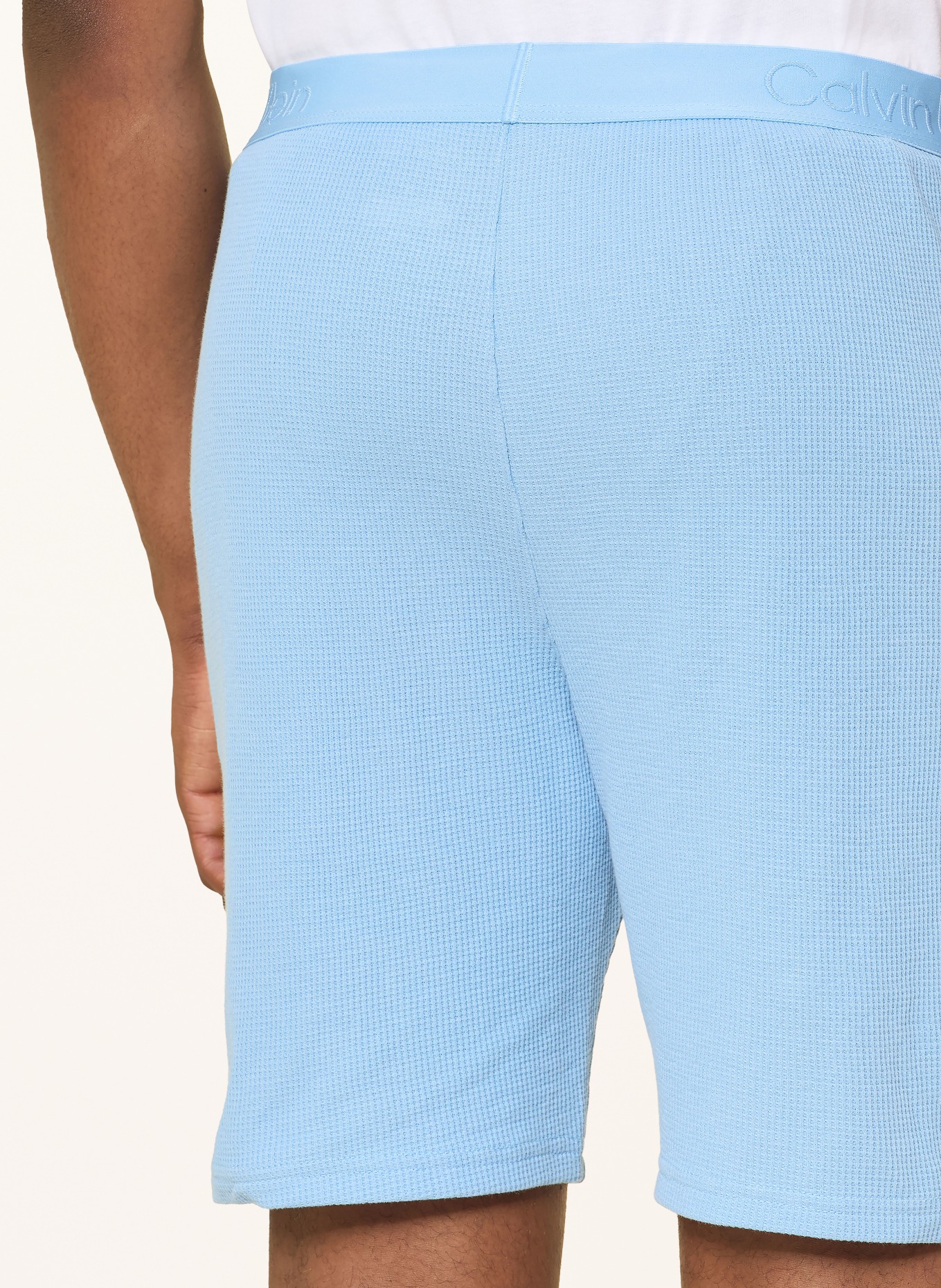Calvin Klein sleep shorts: LIGHT BLUE