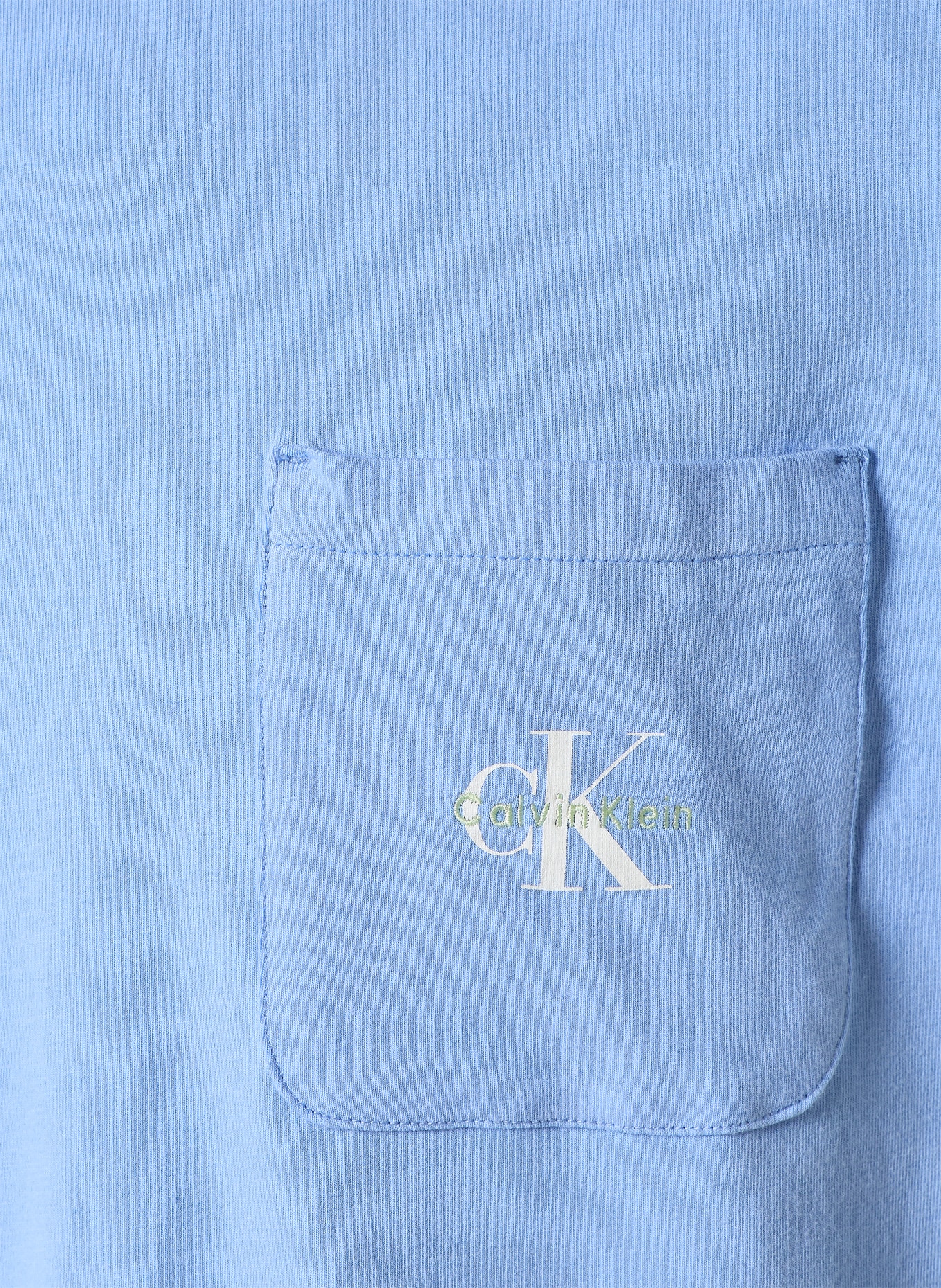 Calvin Klein Schlafshirt MONOGRAM: HELLBLAU