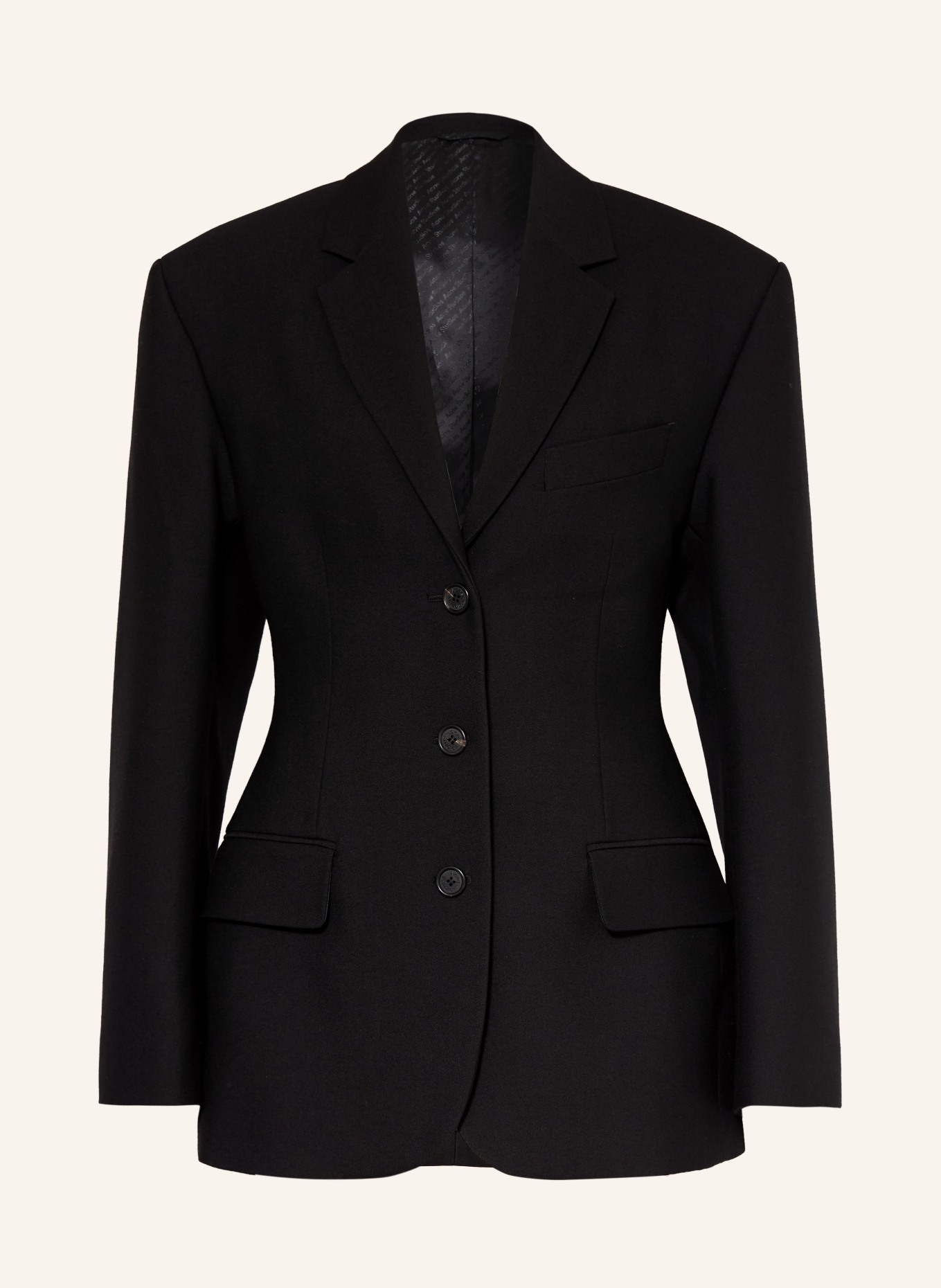 Acne Studios Longblazer: SCHWARZ