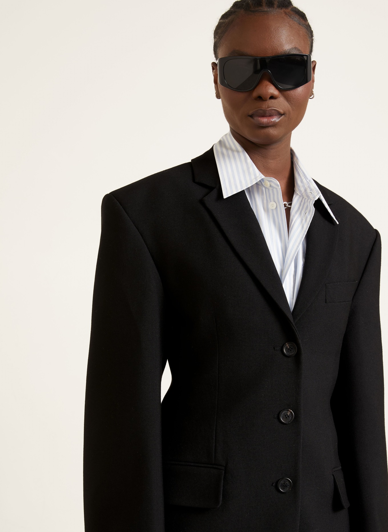Acne Studios Longblazer: SCHWARZ