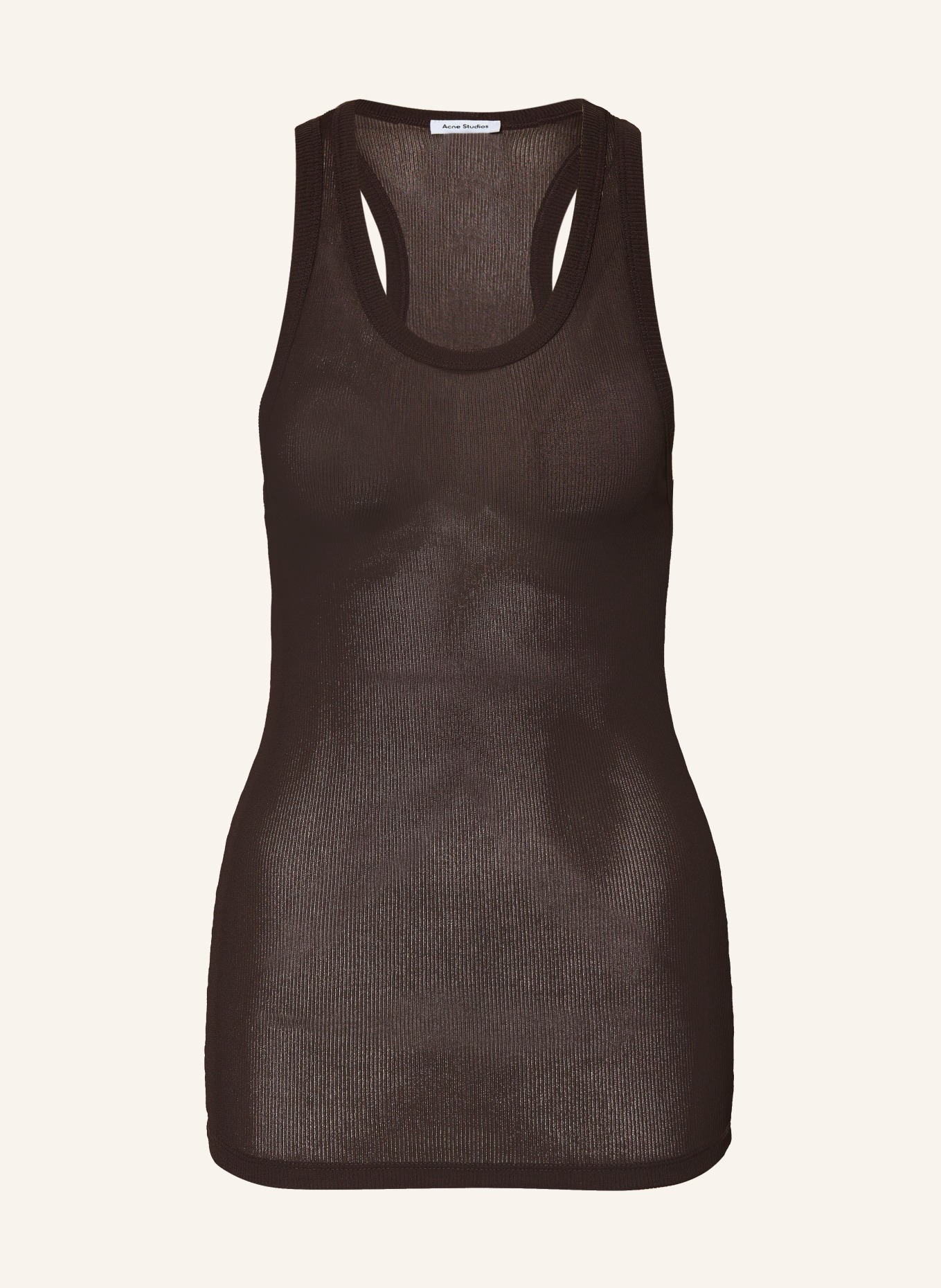 Acne Studios Top: DARK BROWN