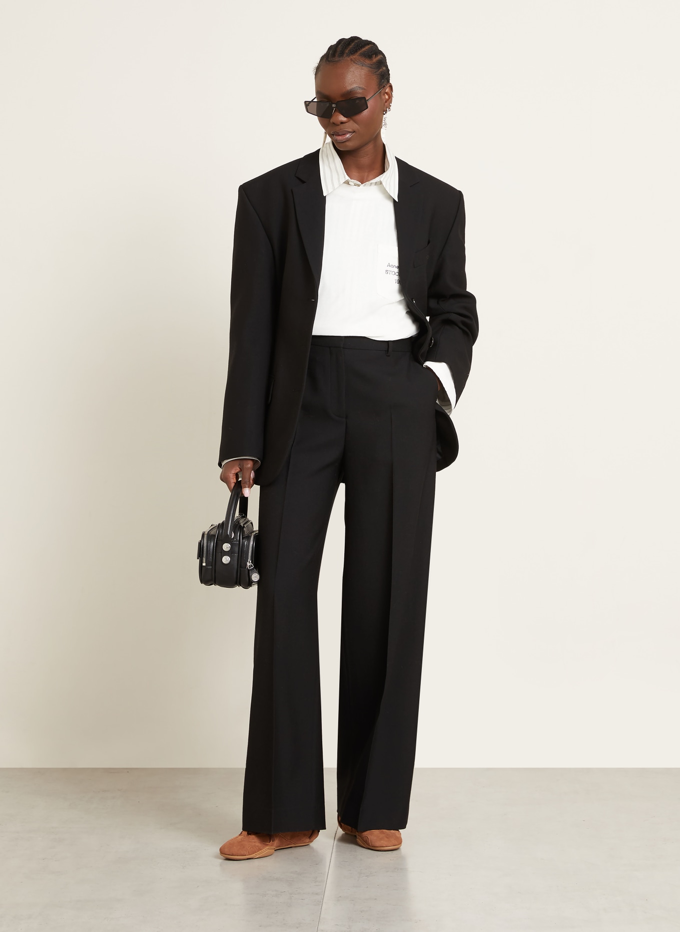Acne Studios Marlenehose: SCHWARZ
