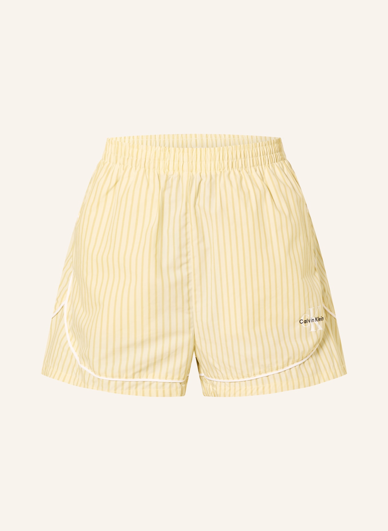 Calvin Klein szorty do spania: JASNOŻÓŁTY / CIEMNOŻÓŁTY