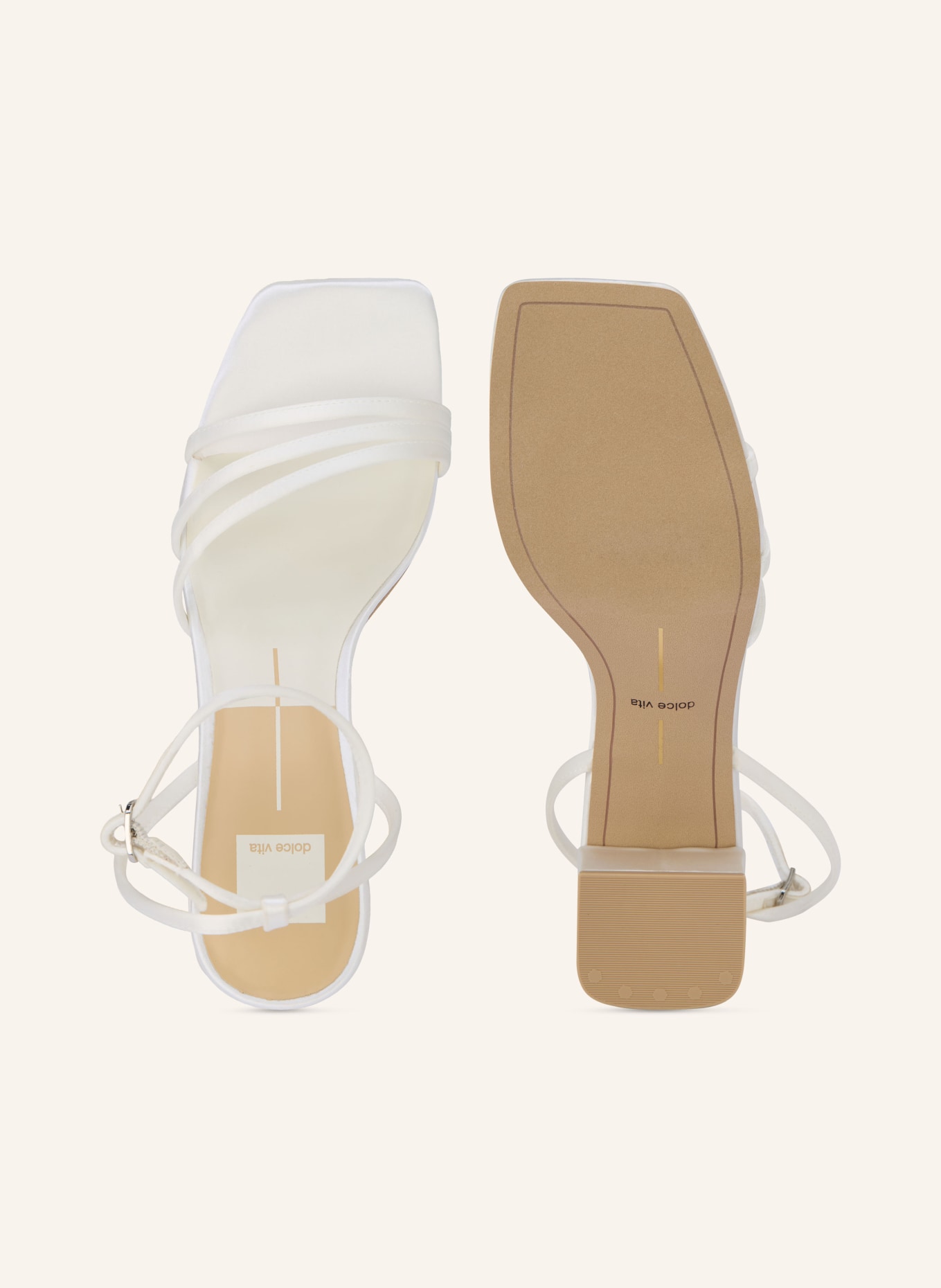 Dolce Vita YSABEL sandals: ECRU