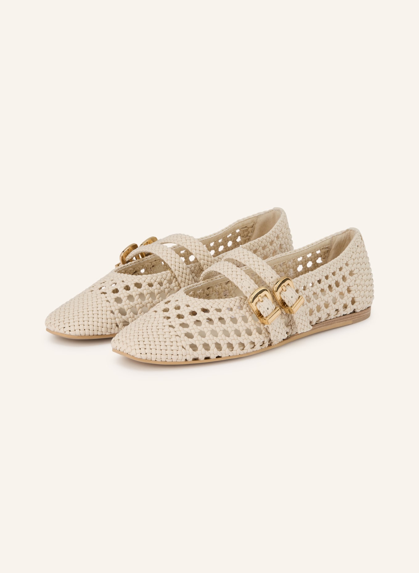 Dolce Vita Mary Jane ballerina flats BAYLEE: CREAM