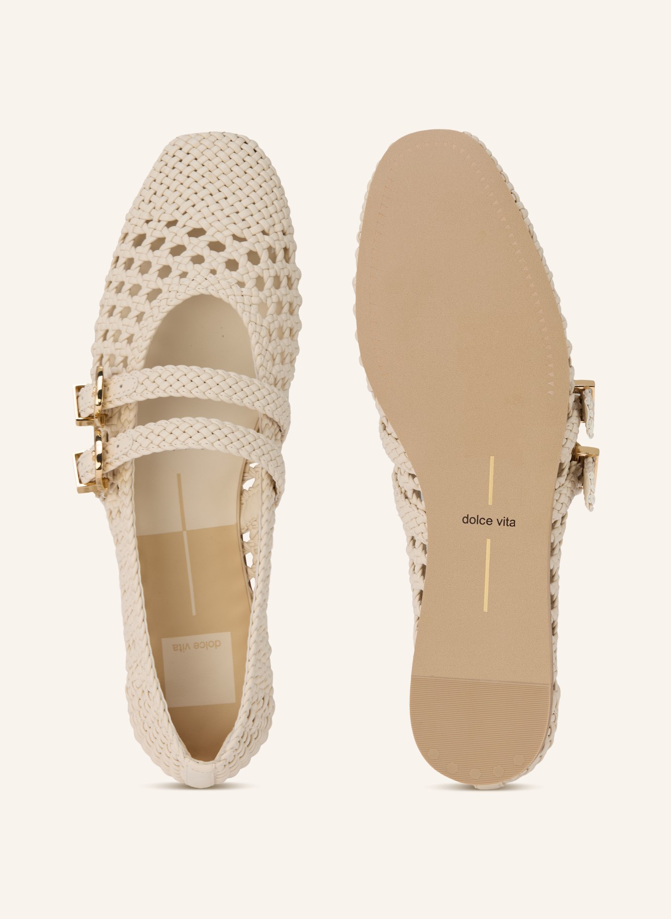 Dolce Vita Mary Jane ballerina flats BAYLEE: CREAM