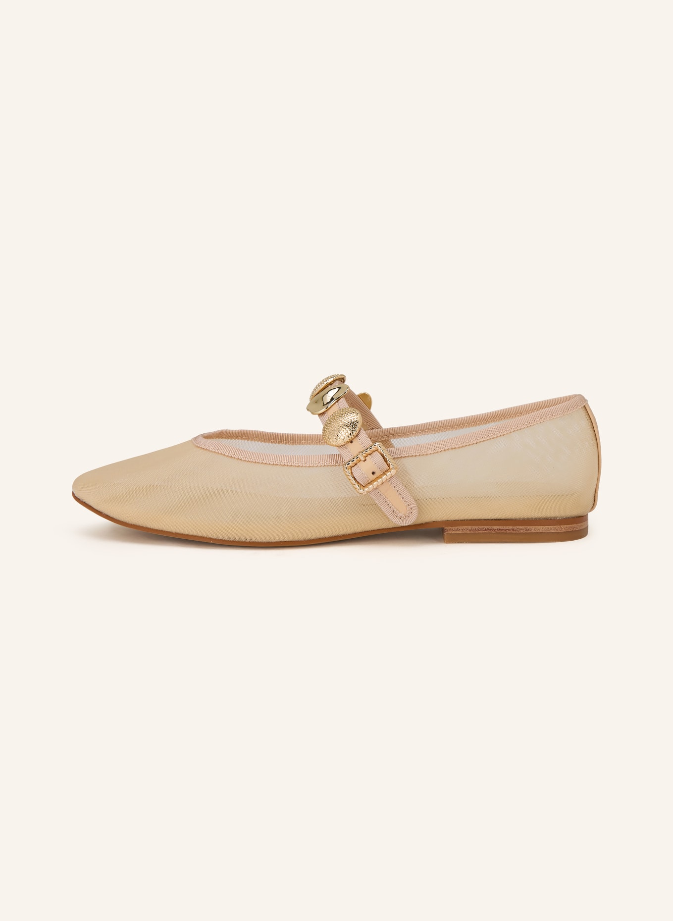 Dolce Vita Mary Jane ballerina flats RELAN: CREAM / GOLD