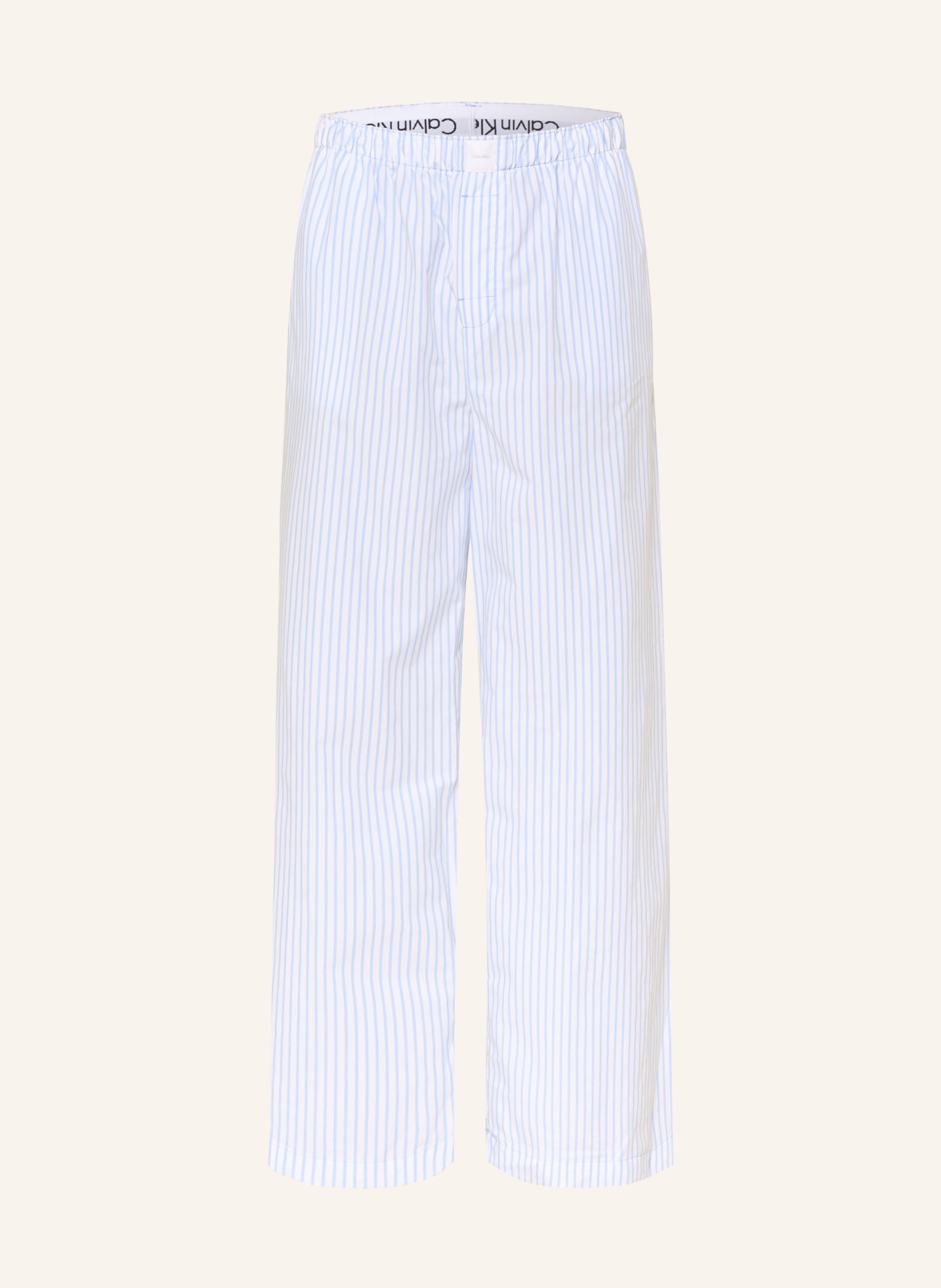 Calvin Klein pyžamové kalhoty: TMAVĚ MODRÁ / BÍLÁ