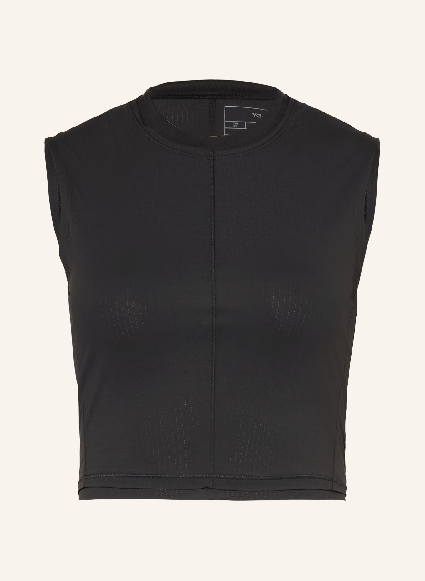 Y-3 Lauftop: SCHWARZ