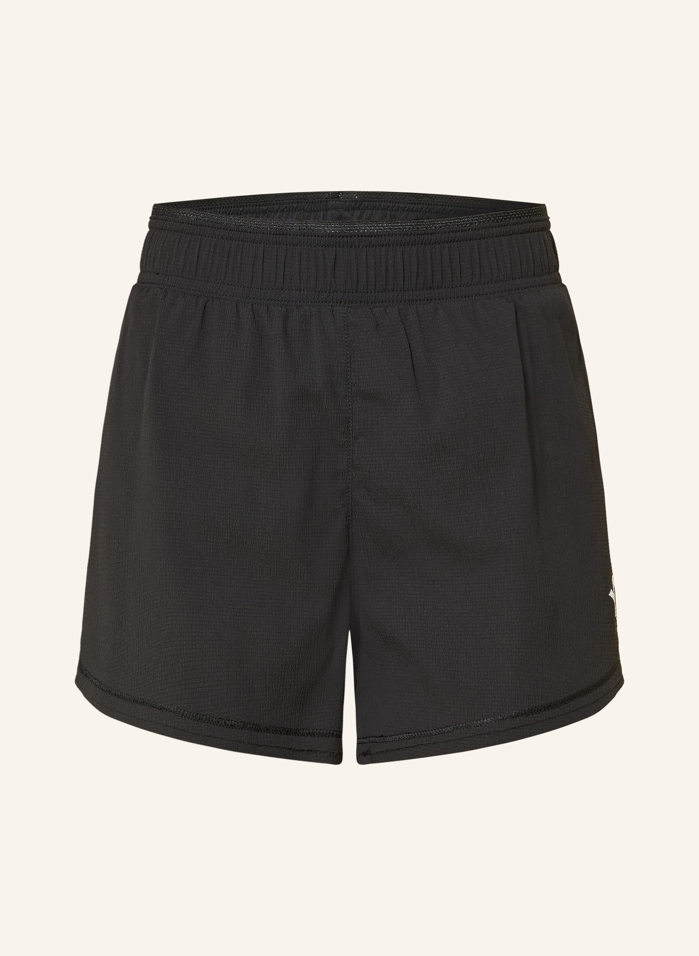 Y-3 2-in-1-Laufshorts: SCHWARZ