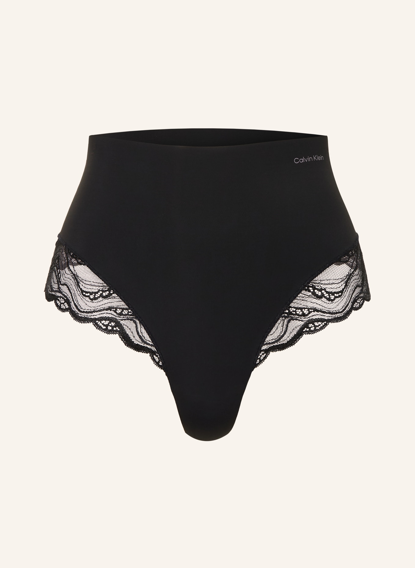 Calvin Klein String sculptant SENSUAL STRETCH LACE: NOIR