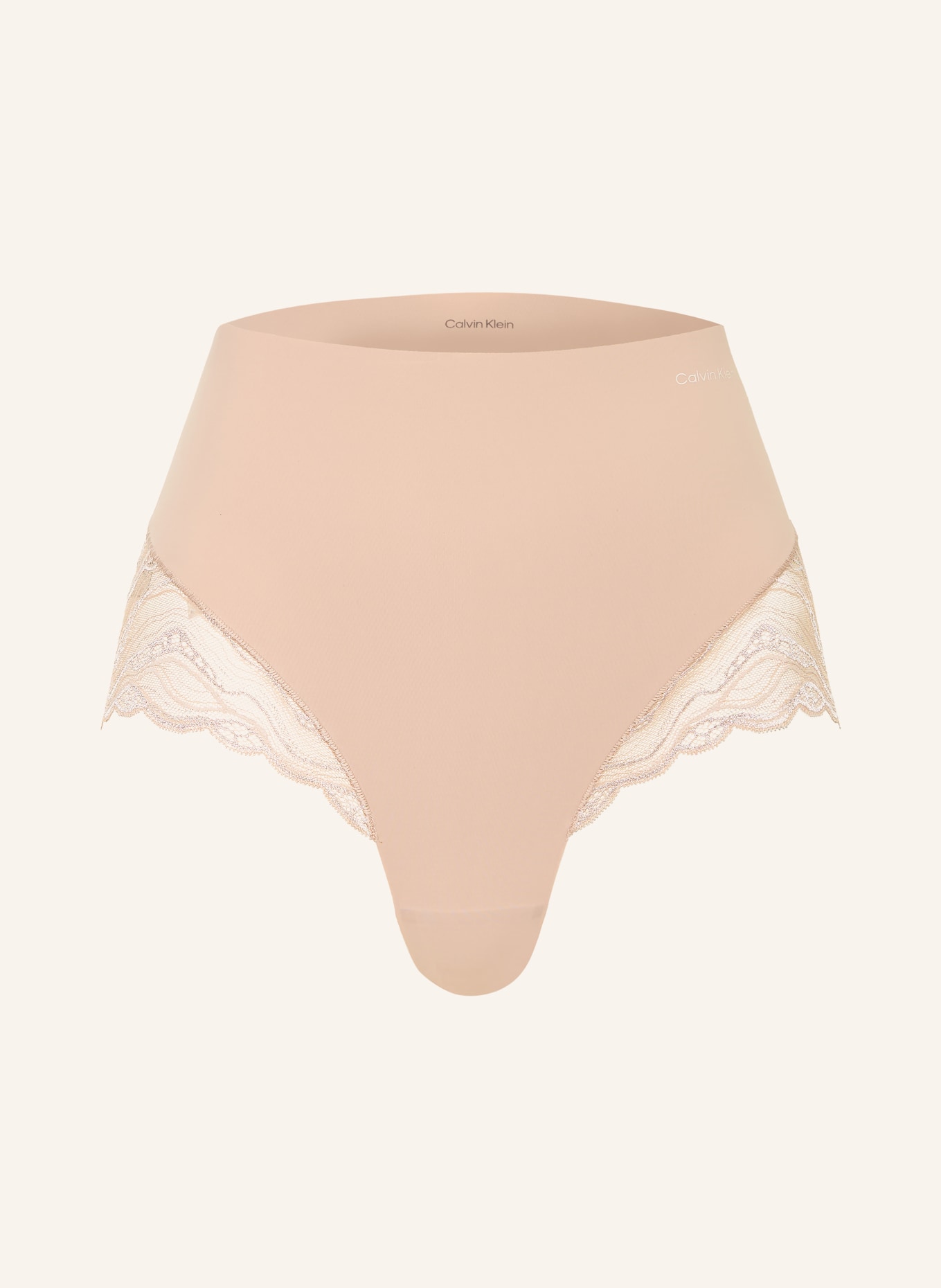 Calvin Klein Shape-Slip SENSUAL STRETCH LACE: ROSÉ