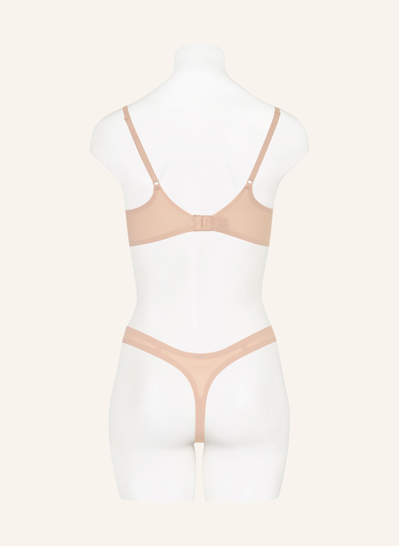 Calvin Klein Měkká podprsenka PERFECTLY FIT ULTRALIGHT: BÉŽOVÁ