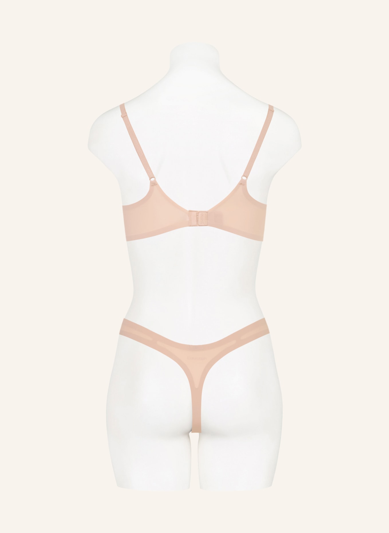 Calvin Klein Šňůrka PERFECTLY FIT ULTRALIGHT: BÉŽOVÁ