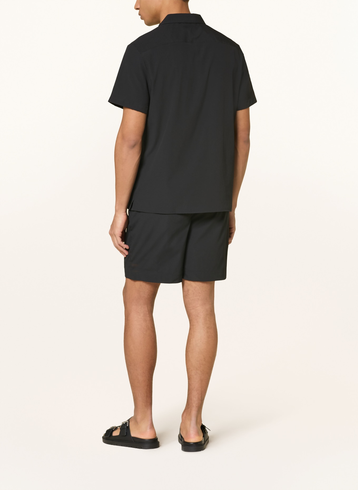 Calvin Klein Szorty chino o prostym kroju: CZARNY