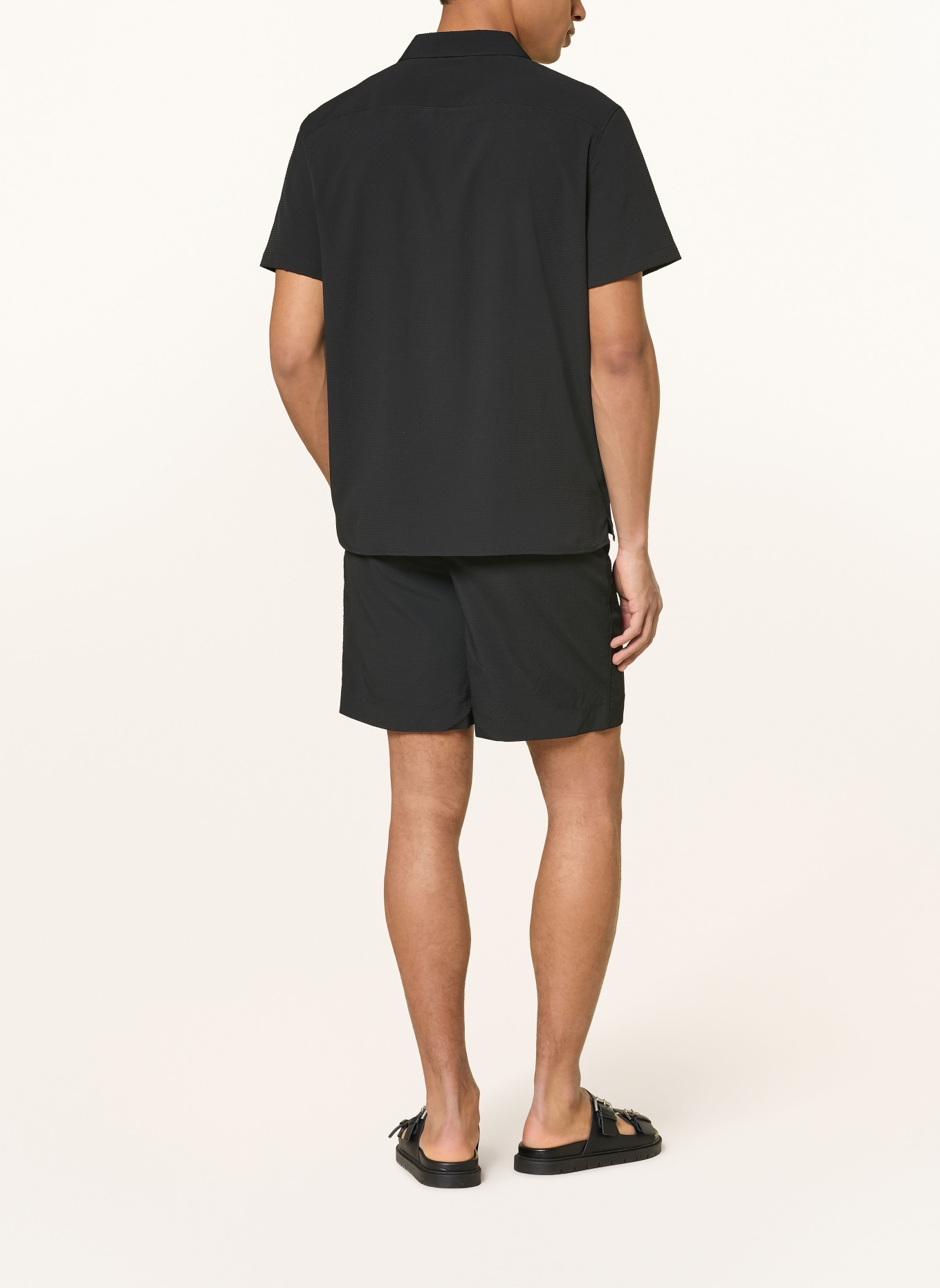 Calvin Klein Koszula z krótkim rękawem Classic Fit: CZARNY