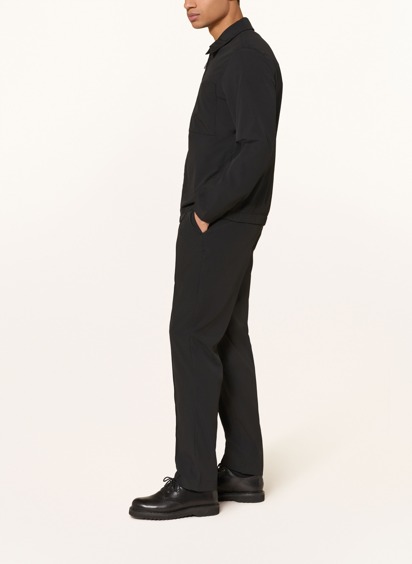 Calvin Klein Regular fit pants: BLACK