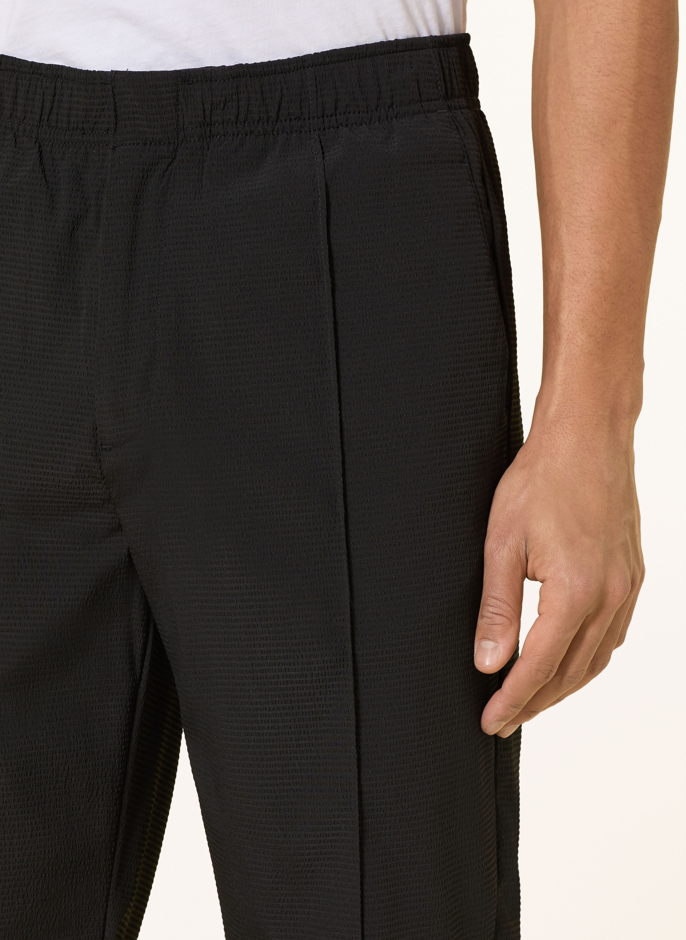 Calvin Klein Regular fit pants: BLACK