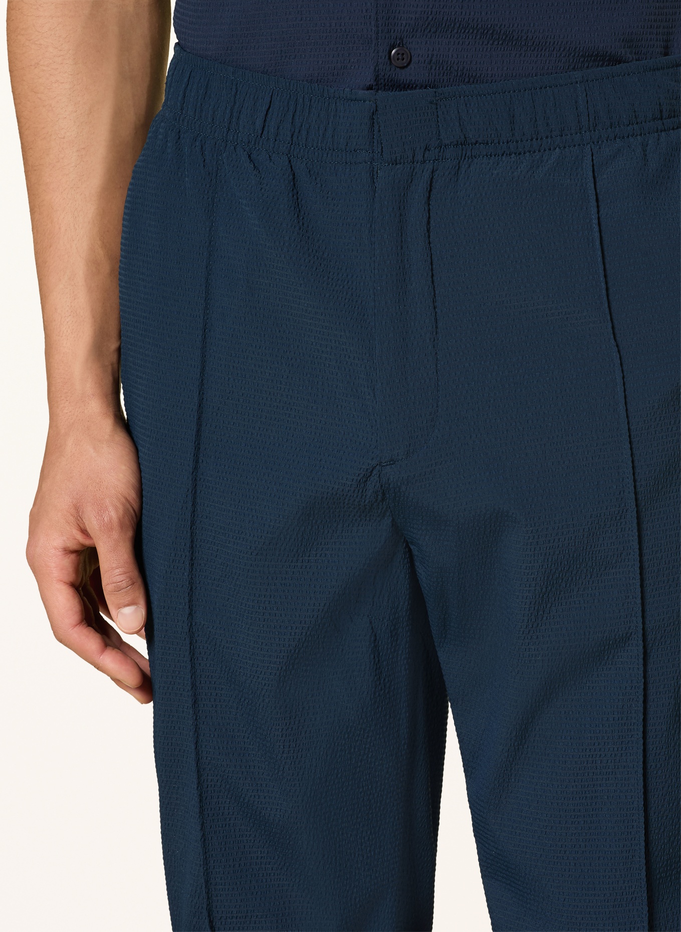 Calvin Klein Regular fit pants: DARK BLUE