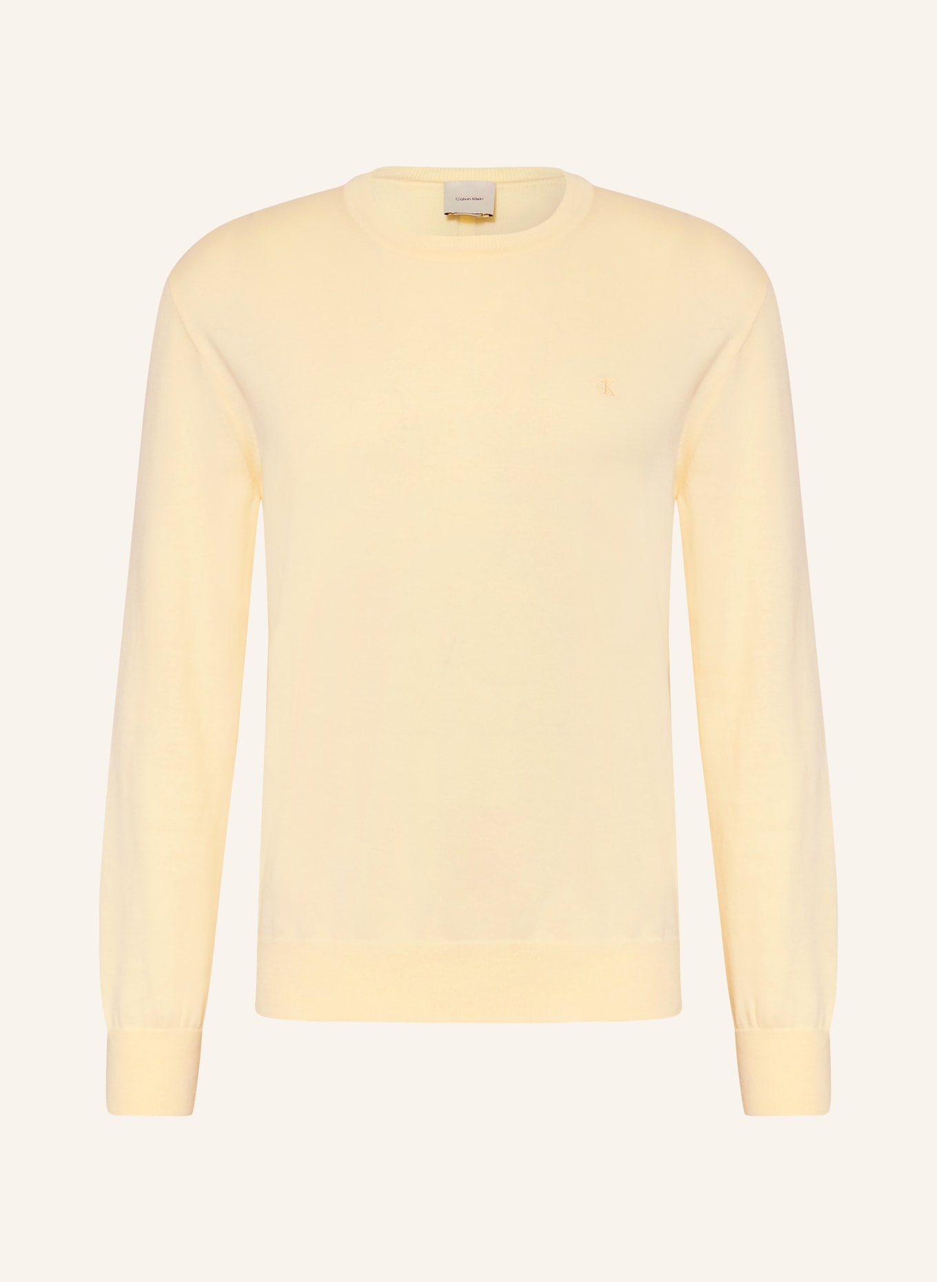 Calvin Klein sweater: LIGHT YELLOW