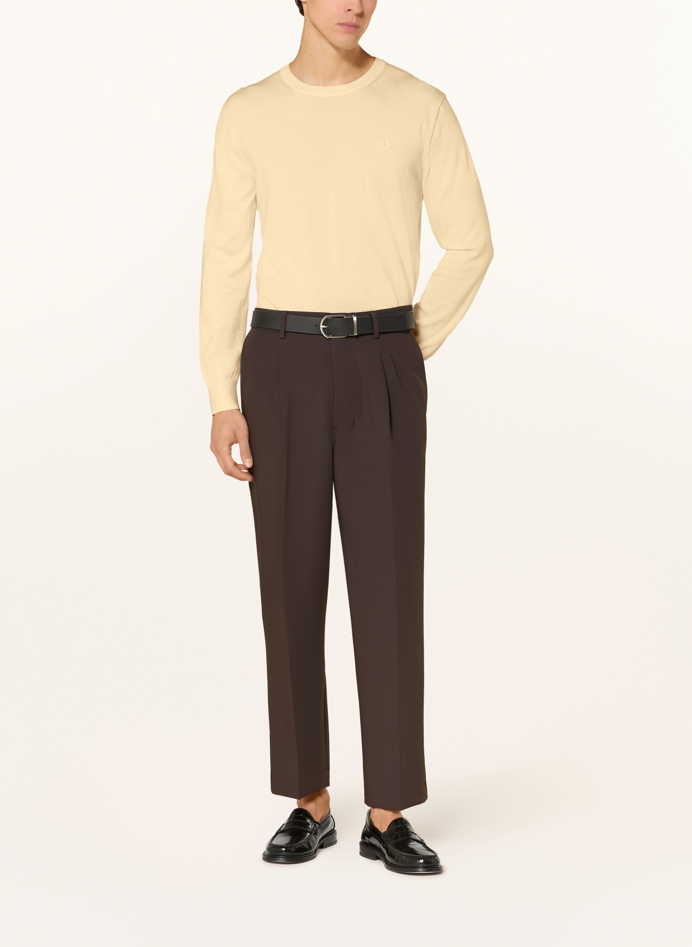 Calvin Klein sweater: LIGHT YELLOW