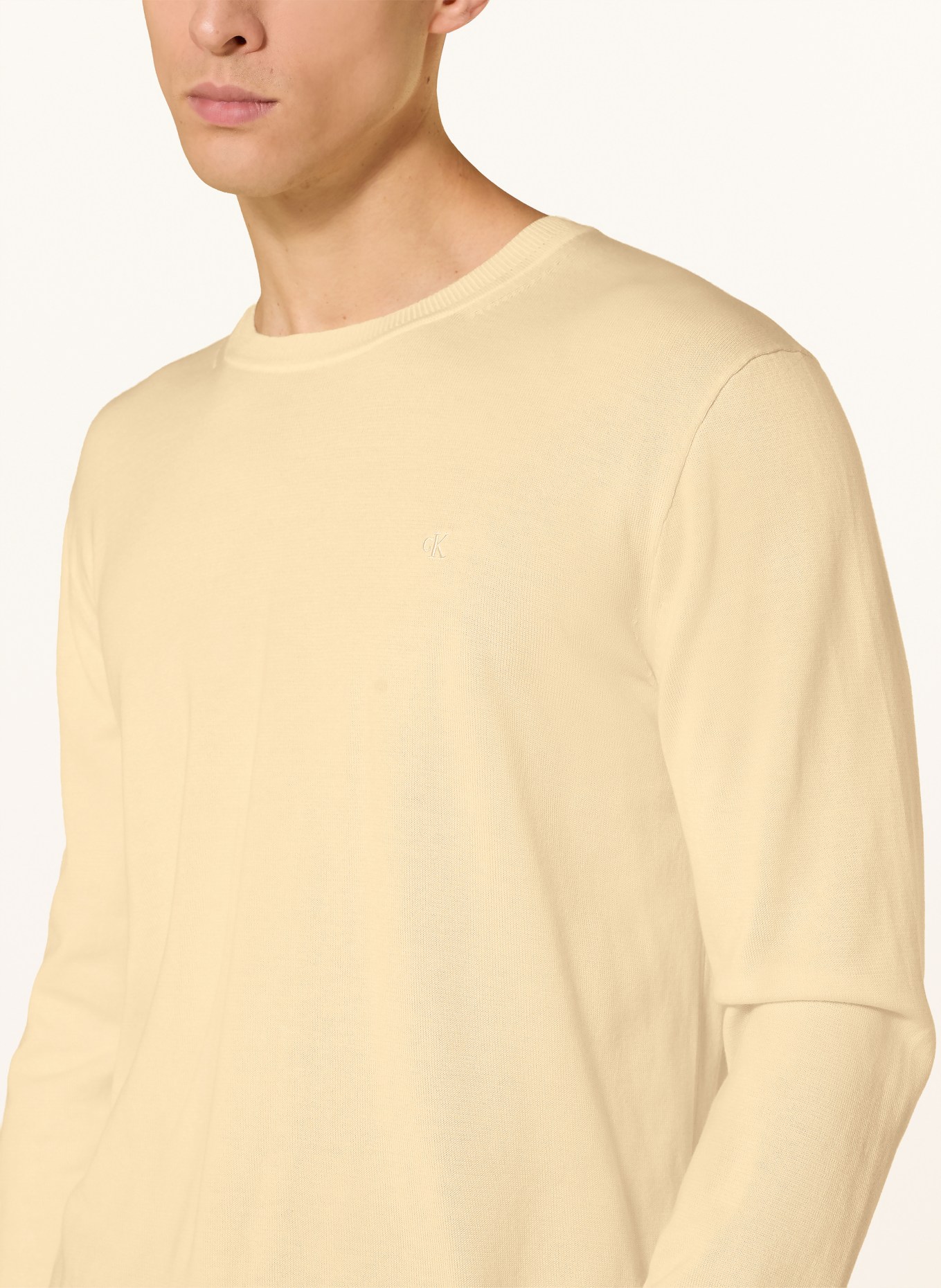 Calvin Klein sweater: LIGHT YELLOW