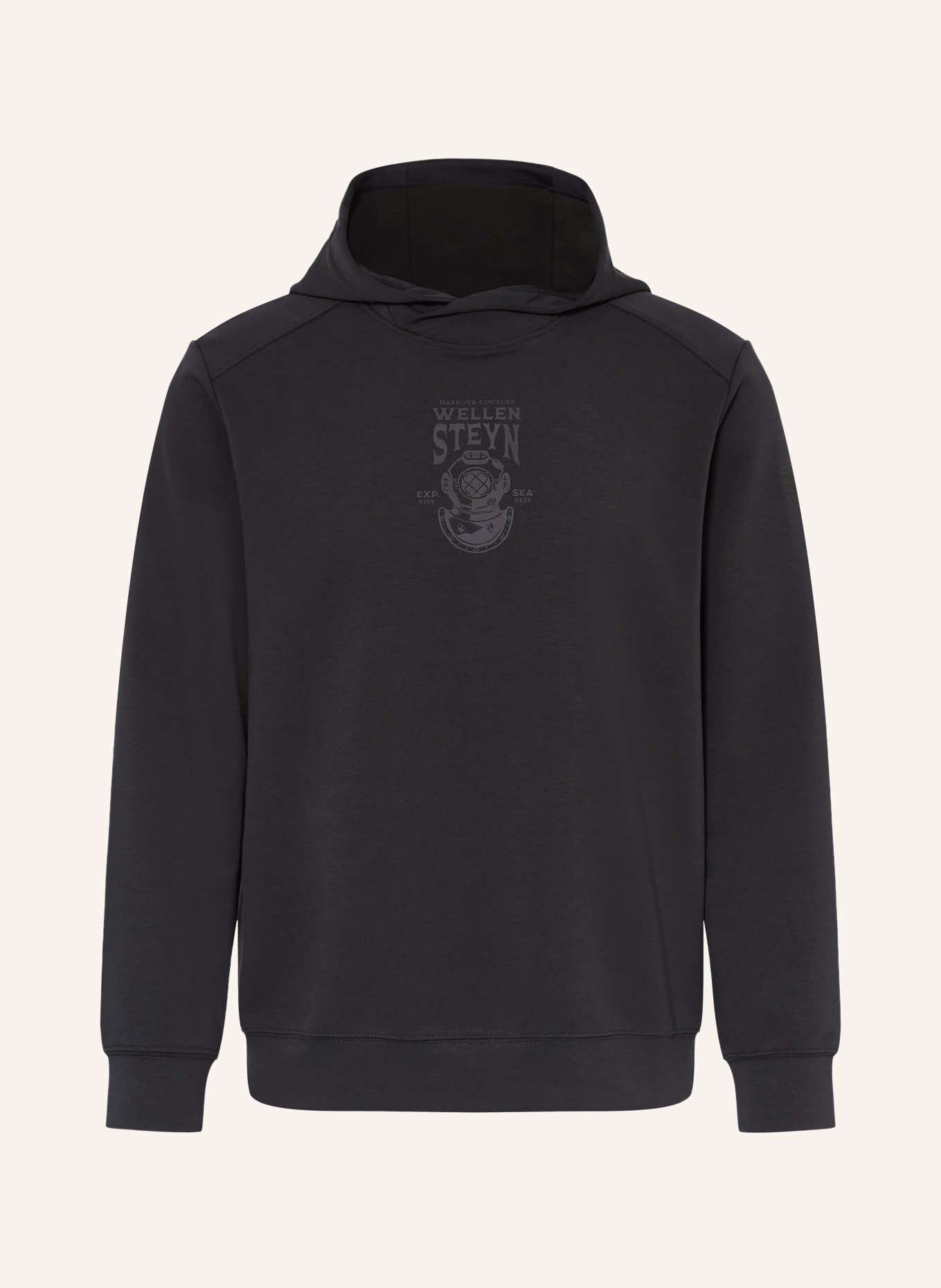 WELLENSTEYN Hoodie PACOUR: DONKERBLAUW