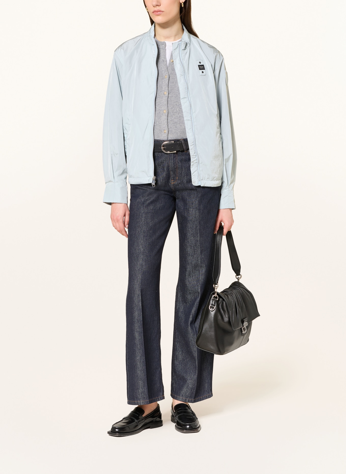 Blauer Jas ELISABETH: LICHTBLAUW