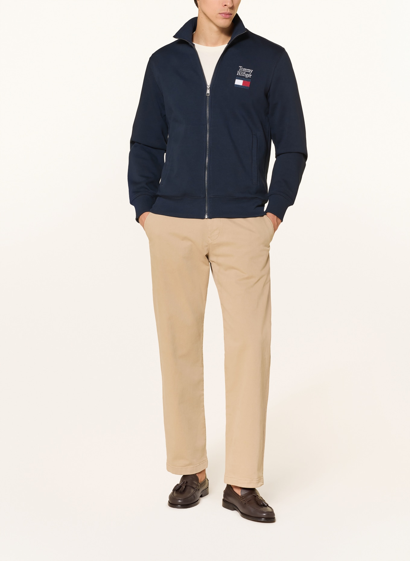 TOMMY HILFIGER sweat à capuche: BLEU FONCÉ