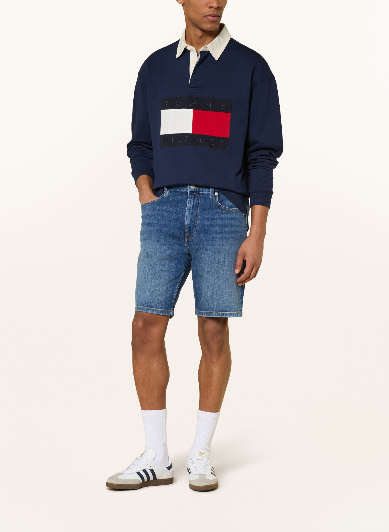 TOMMY HILFIGER Jeansshorts Slim Fit: 1A7 Cobalt Blue