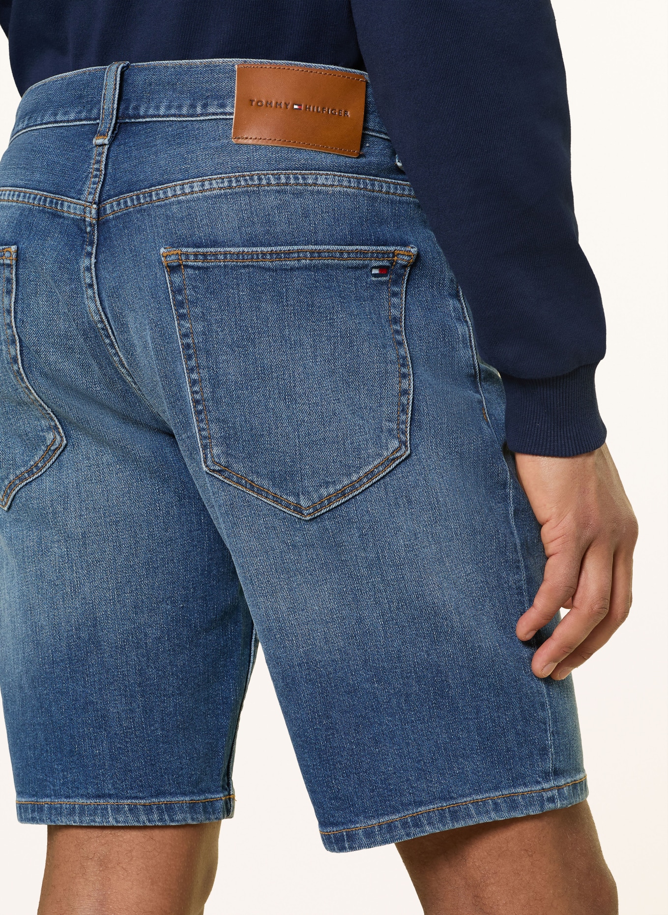 TOMMY HILFIGER Jeansshorts Slim Fit: 1A7 Cobalt Blue