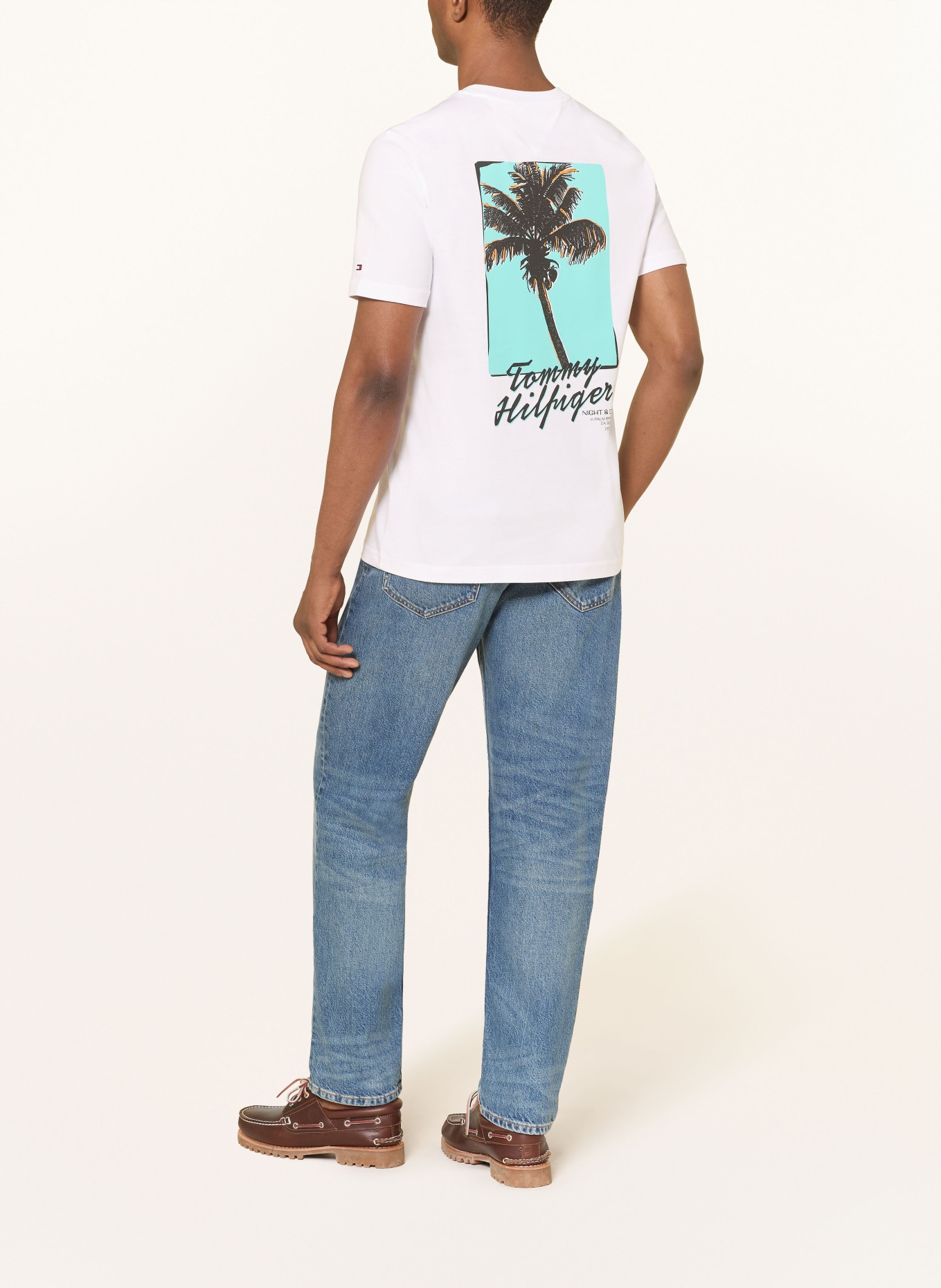 TOMMY HILFIGER T-Shirt: WEISS