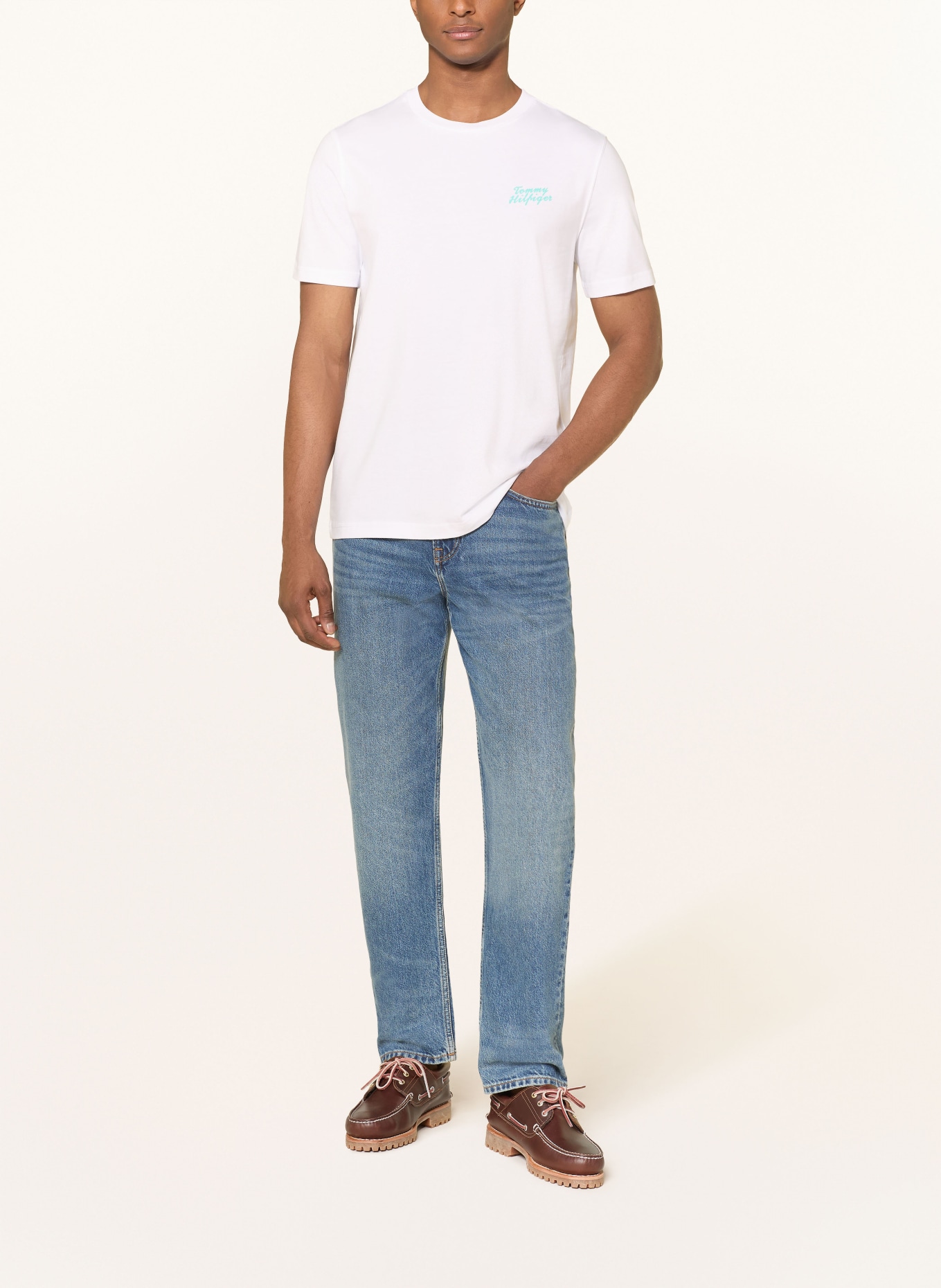 TOMMY HILFIGER T-Shirt: WEISS