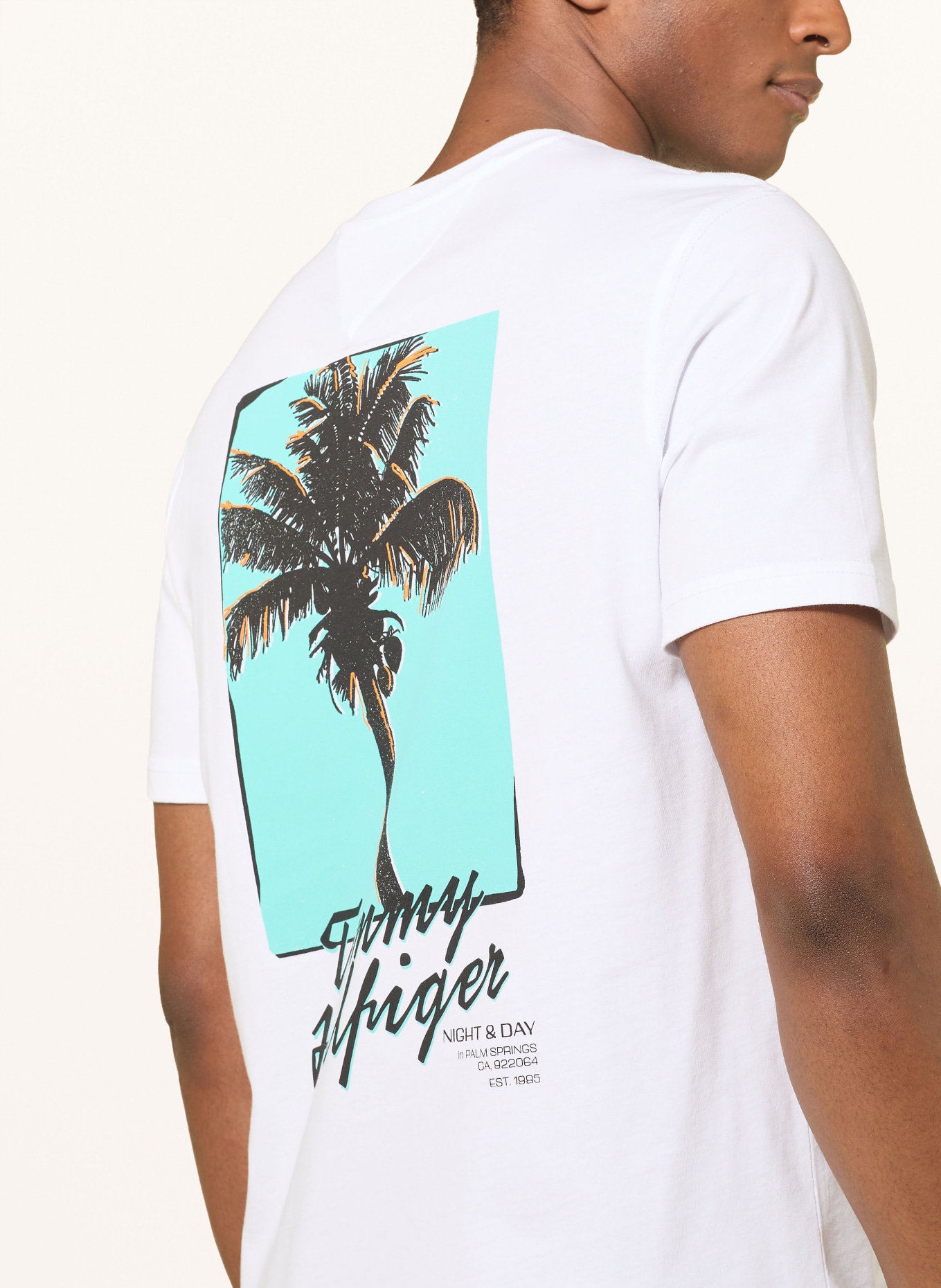 TOMMY HILFIGER T-Shirt: WEISS