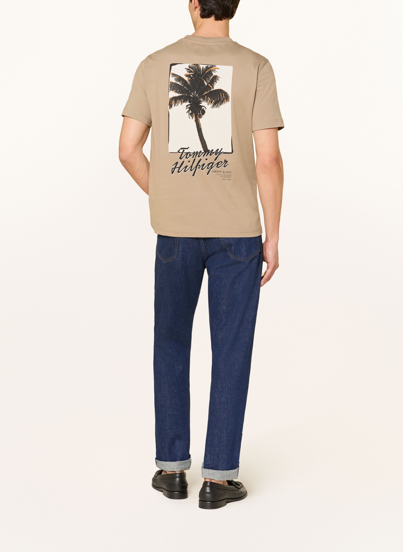TOMMY HILFIGER T-Shirt: BEIGE