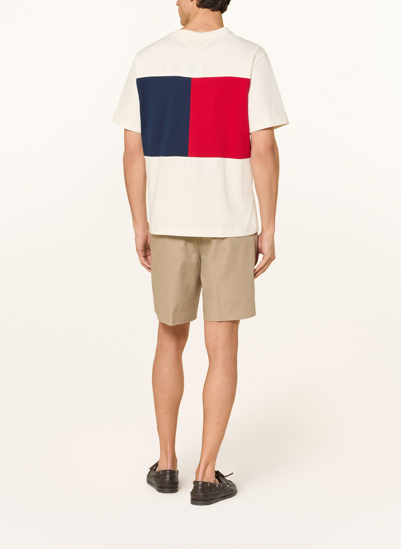 TOMMY HILFIGER chino šortky: BÉŽOVÁ